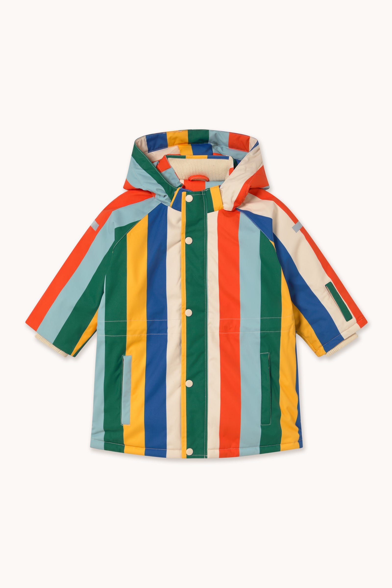 MULTICOLOR STRIPES SNOW JACKET multicolor