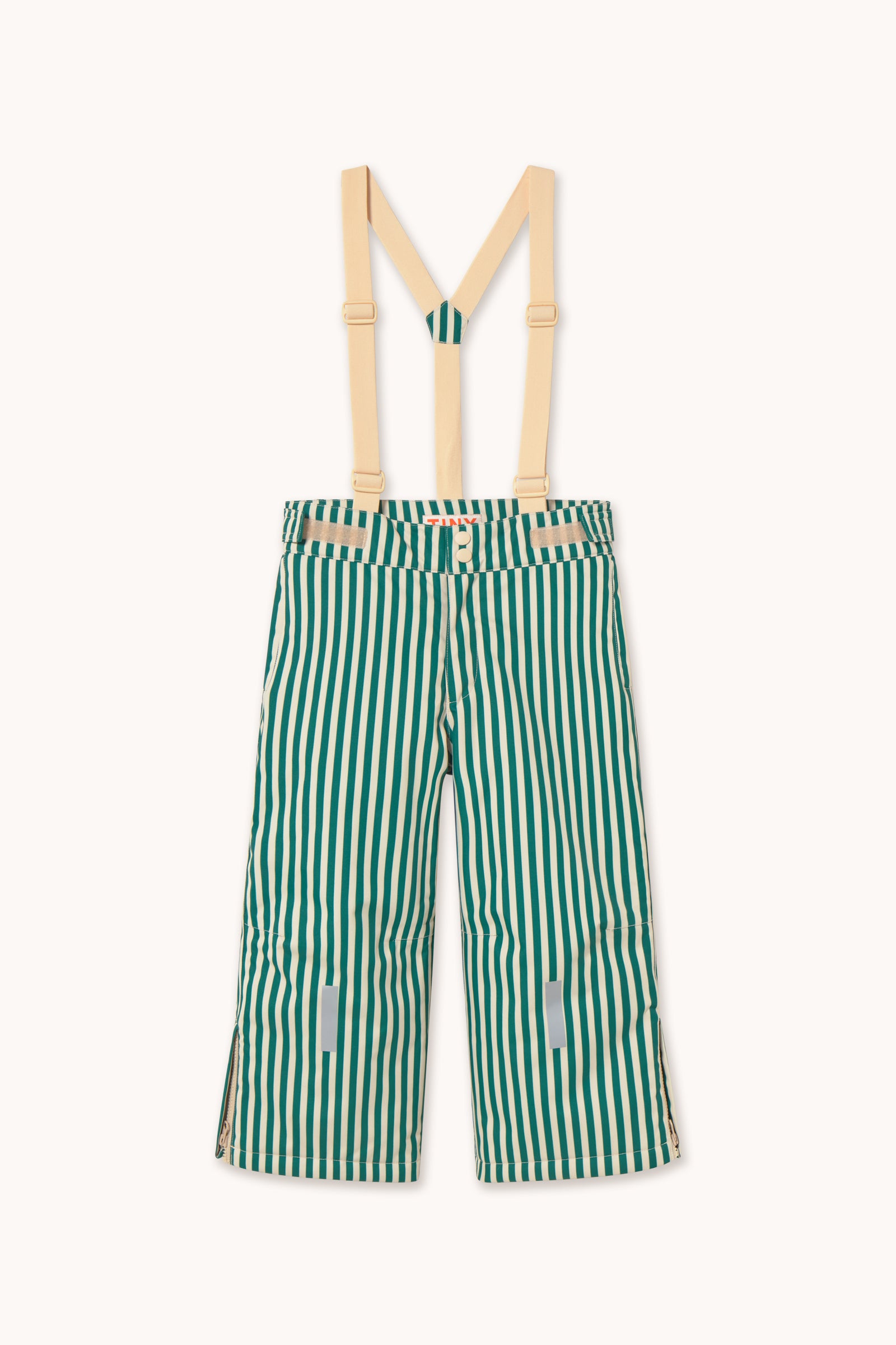 STRIPES SNOW PANT vanilla/dark green