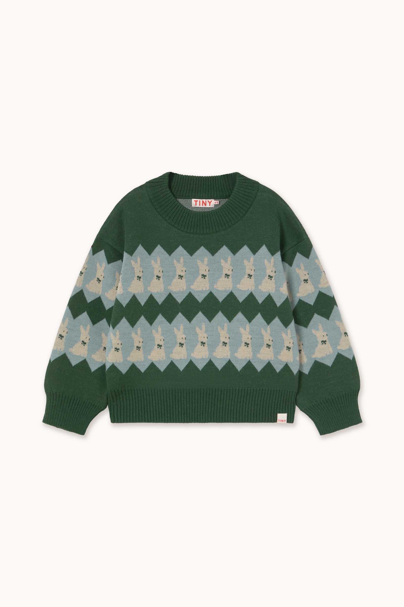 JERSEY DE PUNTO RABBITS dark green