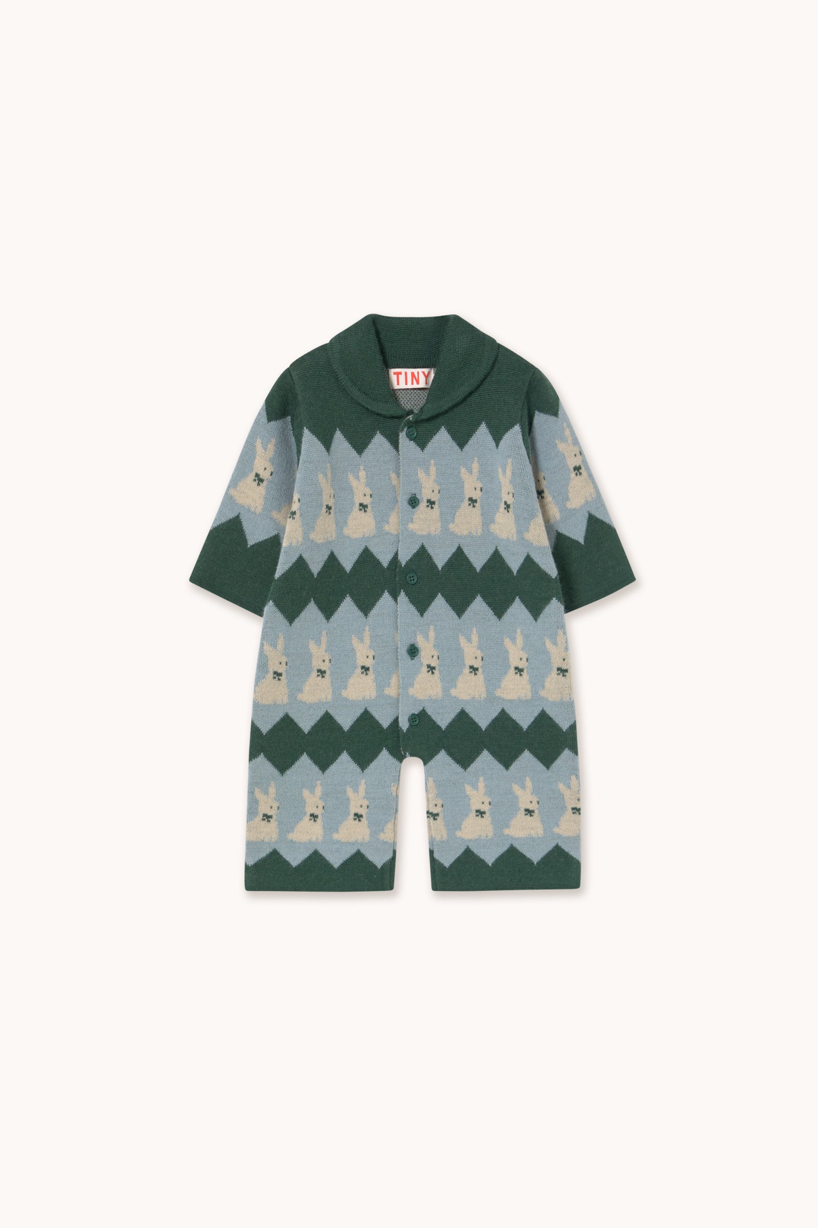 RABBITS ONE-PIECE dark green