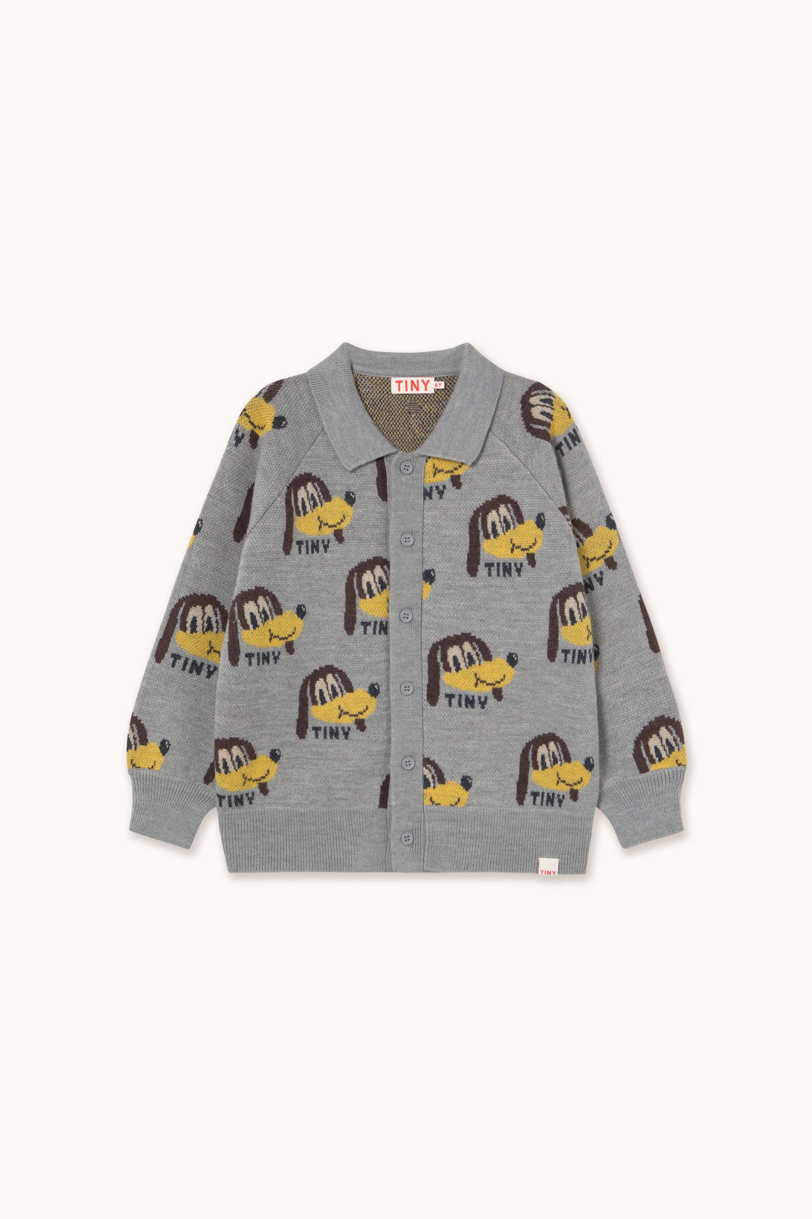 CARDIGAN DE PUNTO DOGS medium grey heather