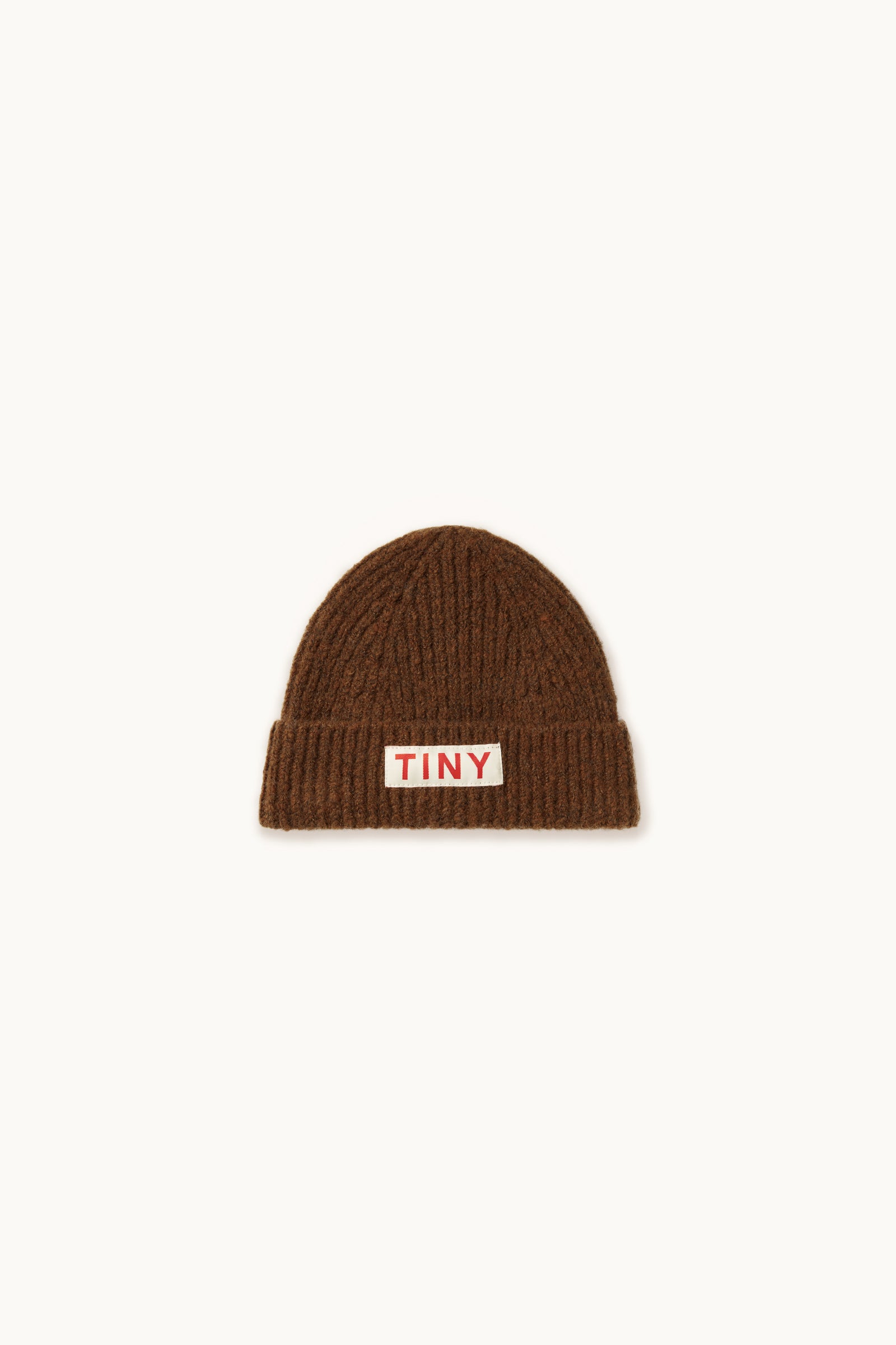 SOLID BEANIE dark brown
