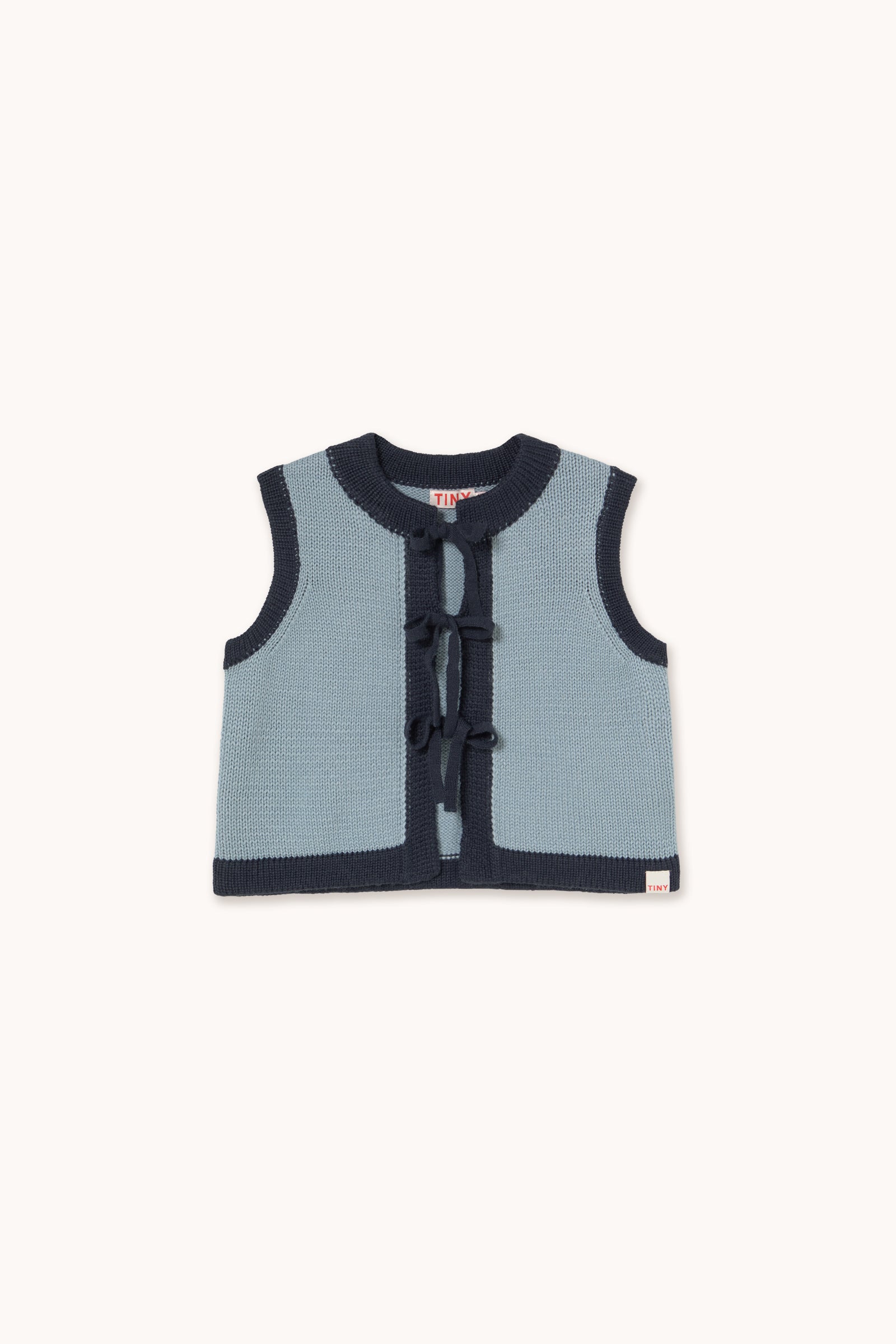 COLOR BLOCK VEST sage