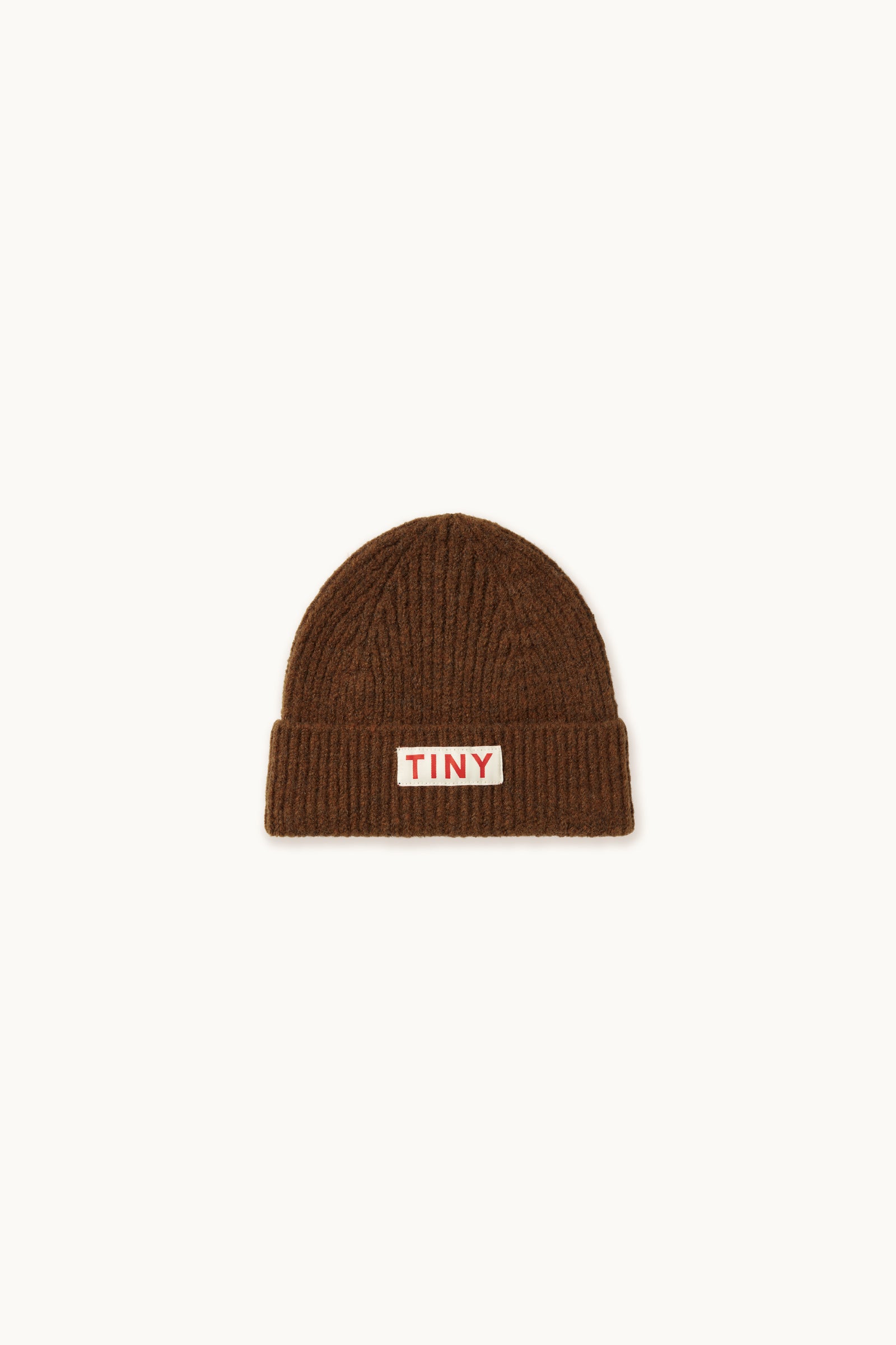 SOLID BEANIE dark brown