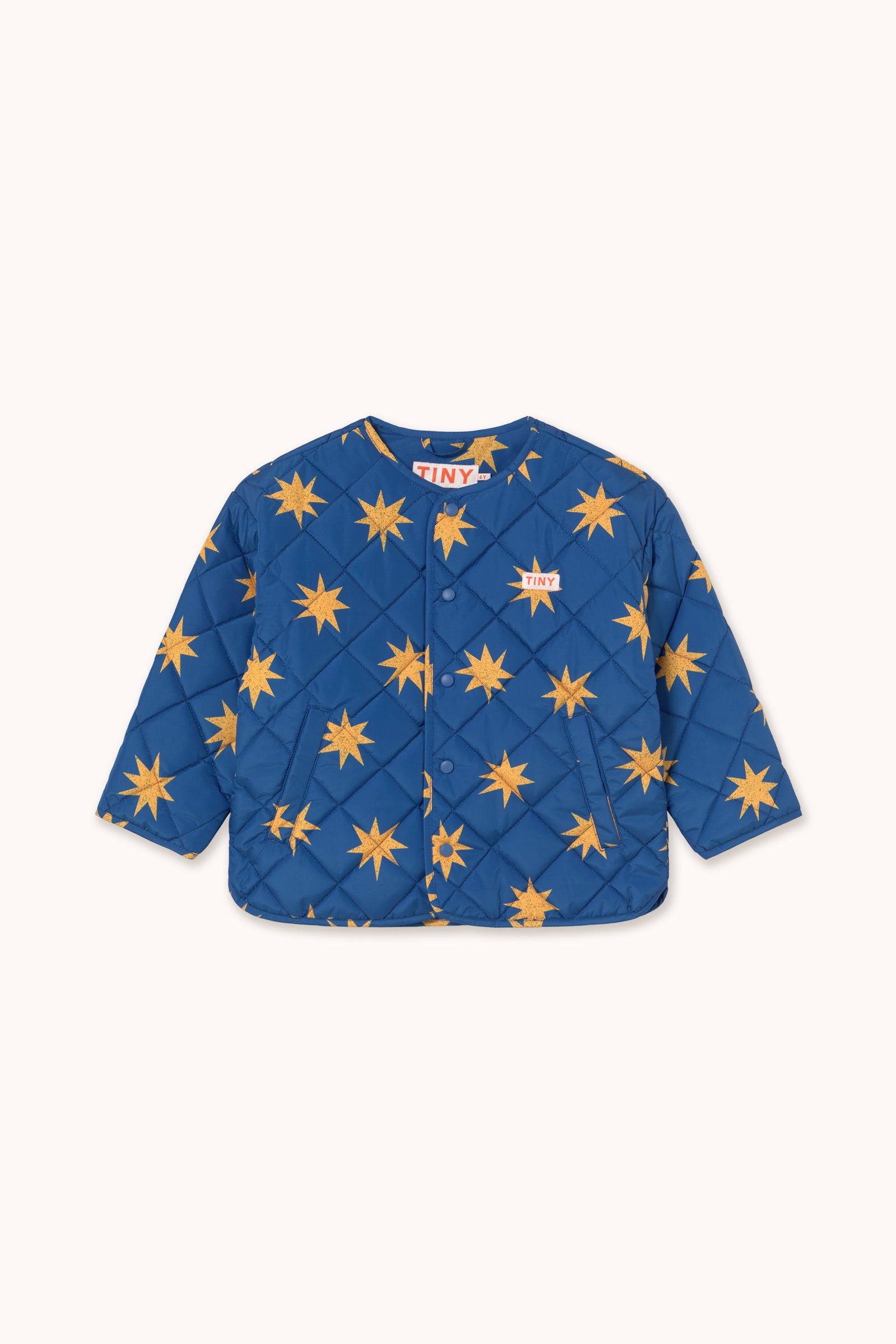 STARS PADDED JACKET dark blue