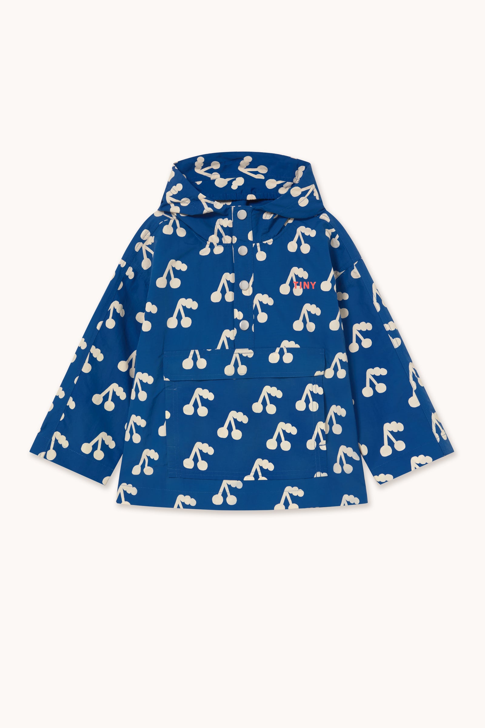 CHERRIES WOVEN JACKET dark blue