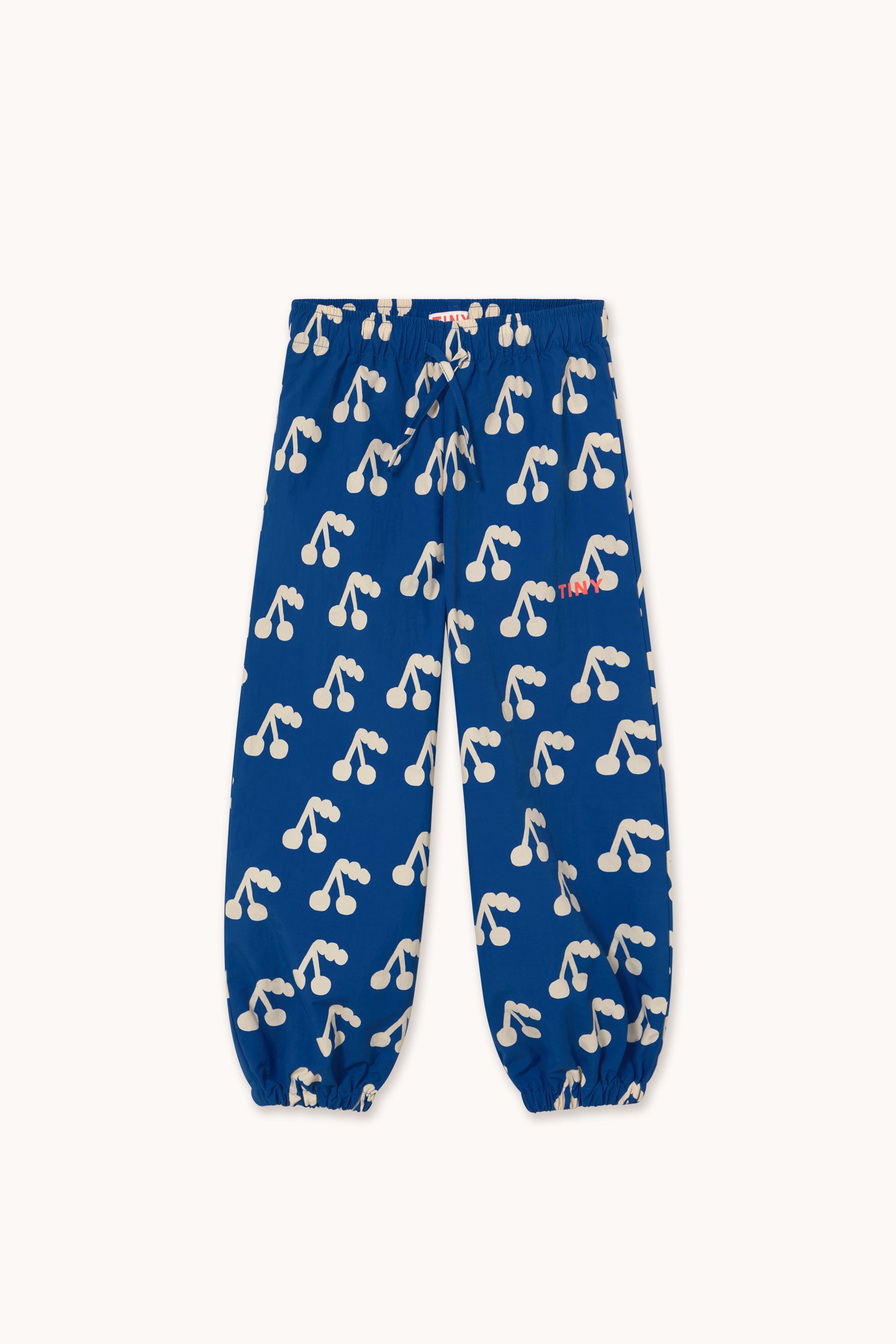 CHERRIES WOVEN SWEATPANT dark blue