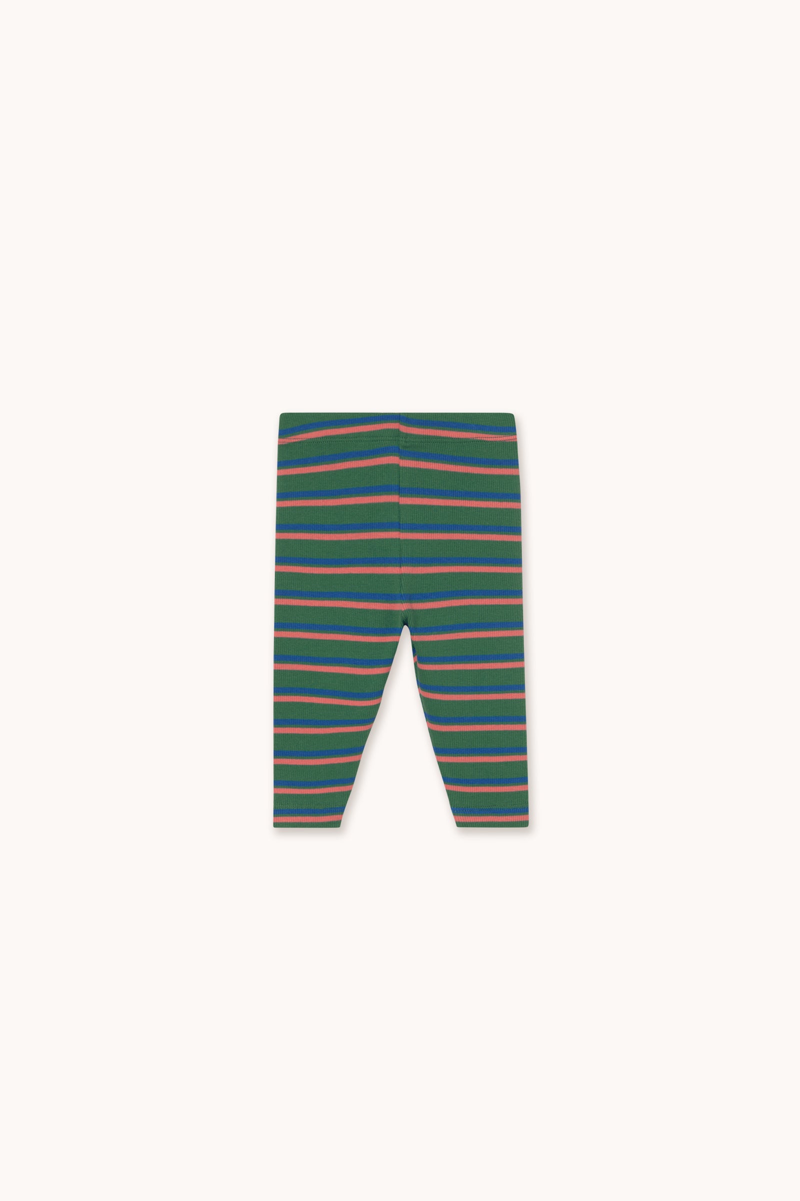 DUO STRIPES RIB BABY PANT dark green