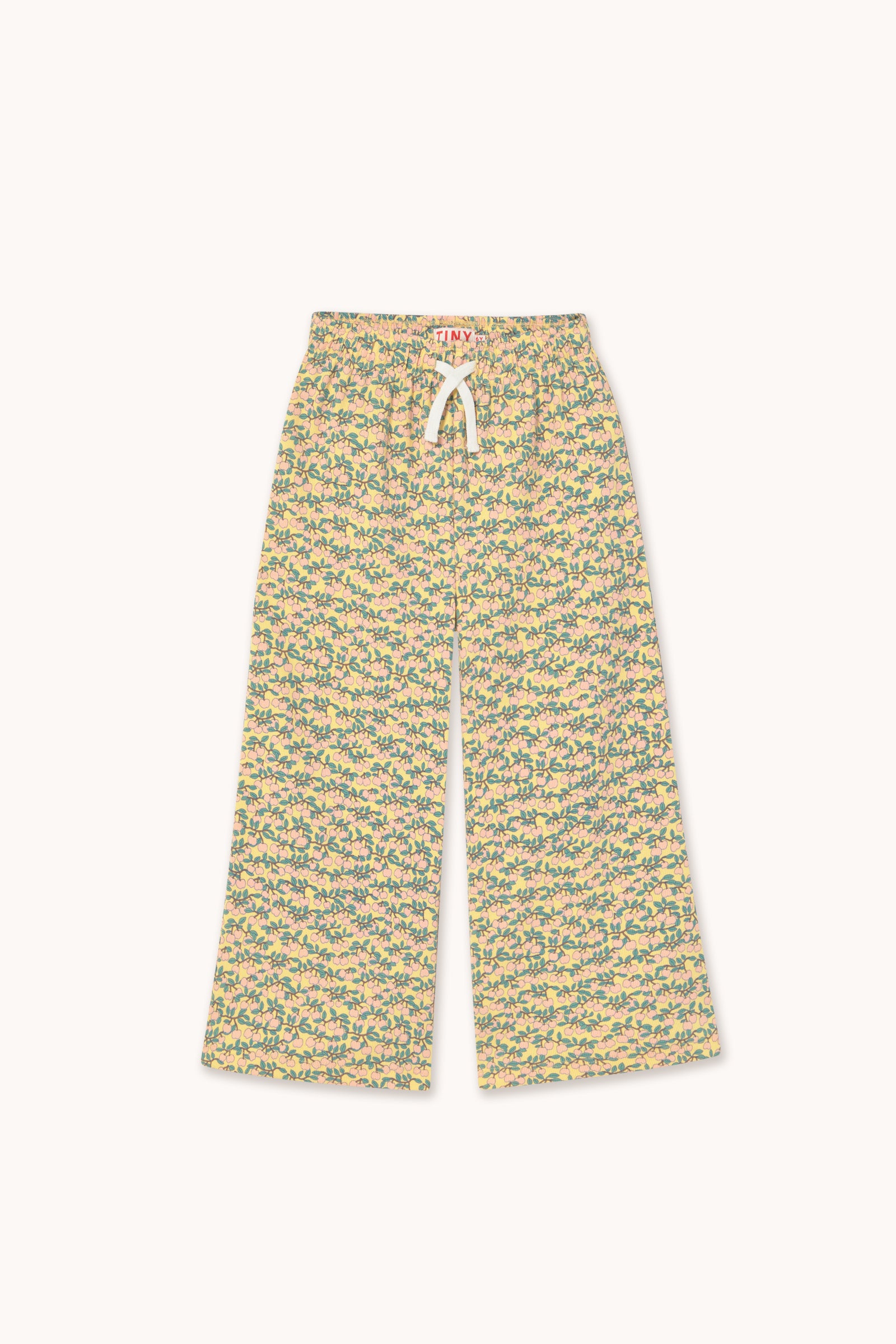 MINI APPLES AOP RIB PANT mellow yellow