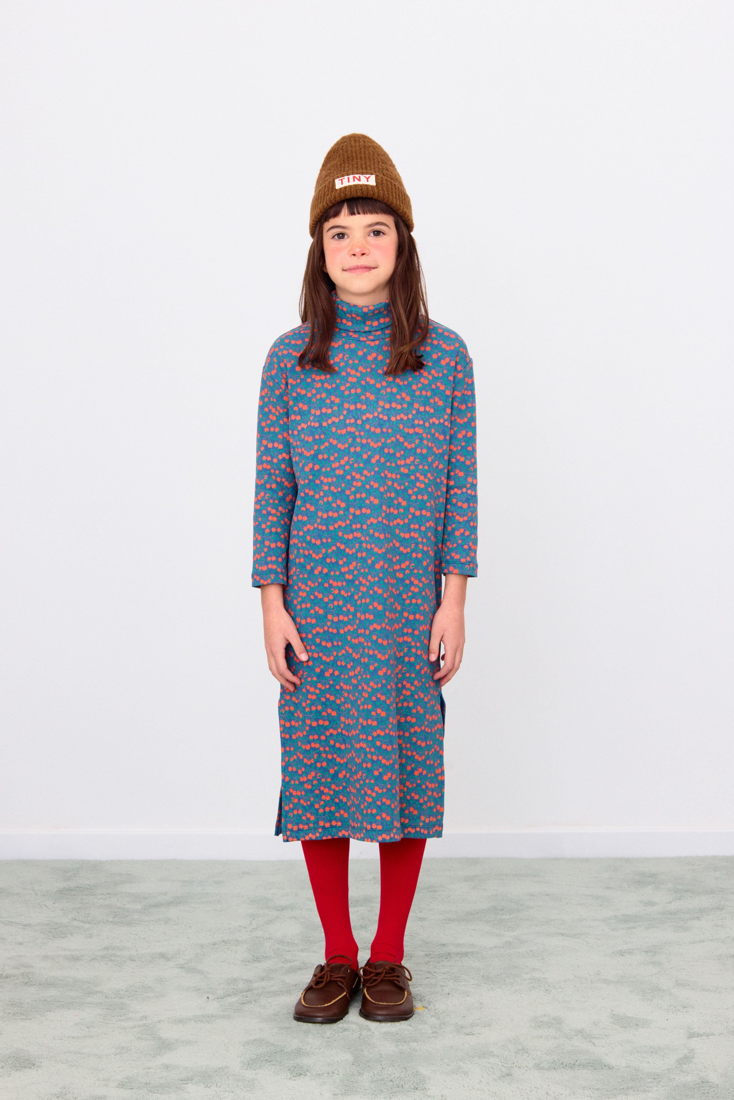 VESTIDO CANALÉ MINI APPLES light navy