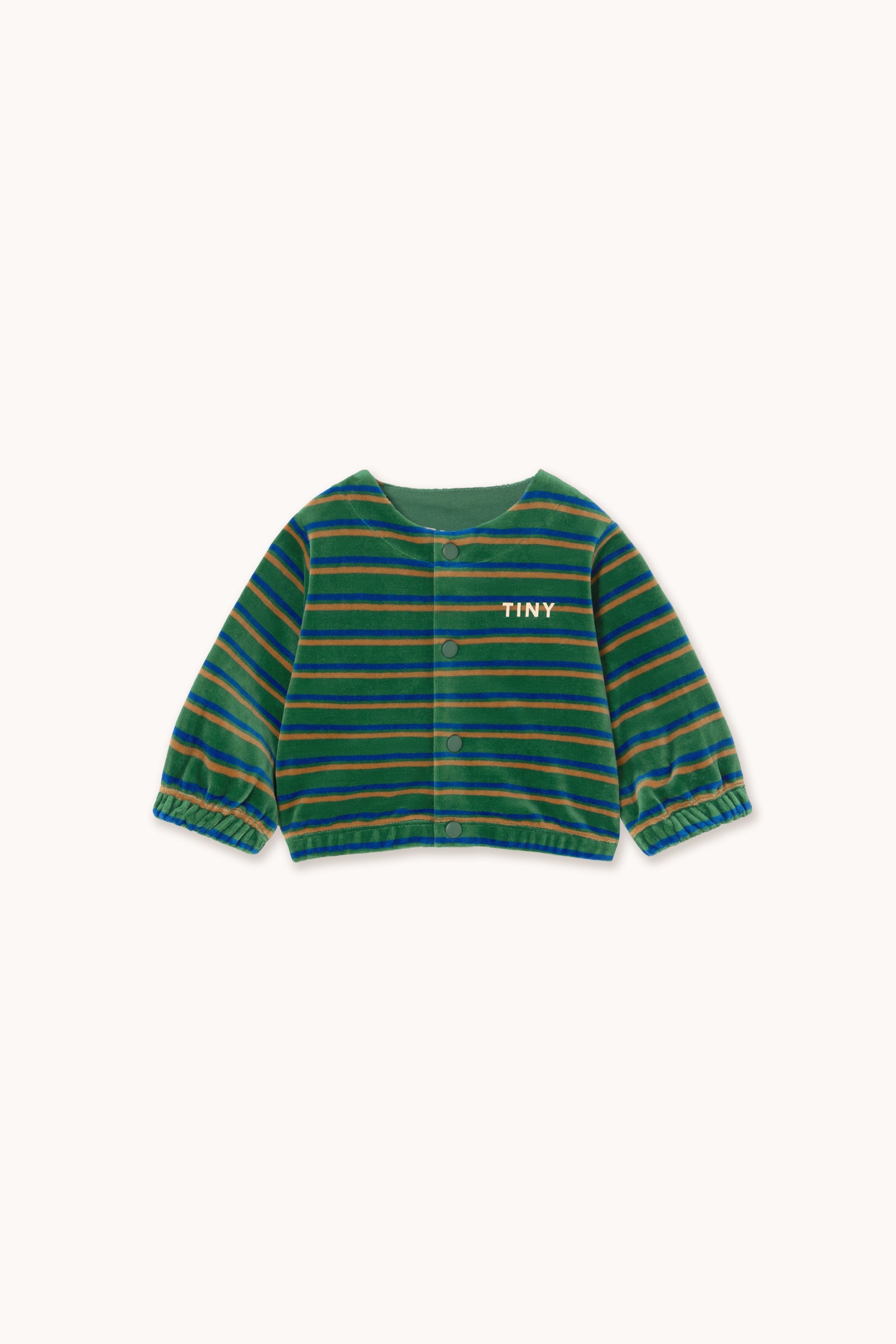 DUO STRIPES BABY JACKET dark green