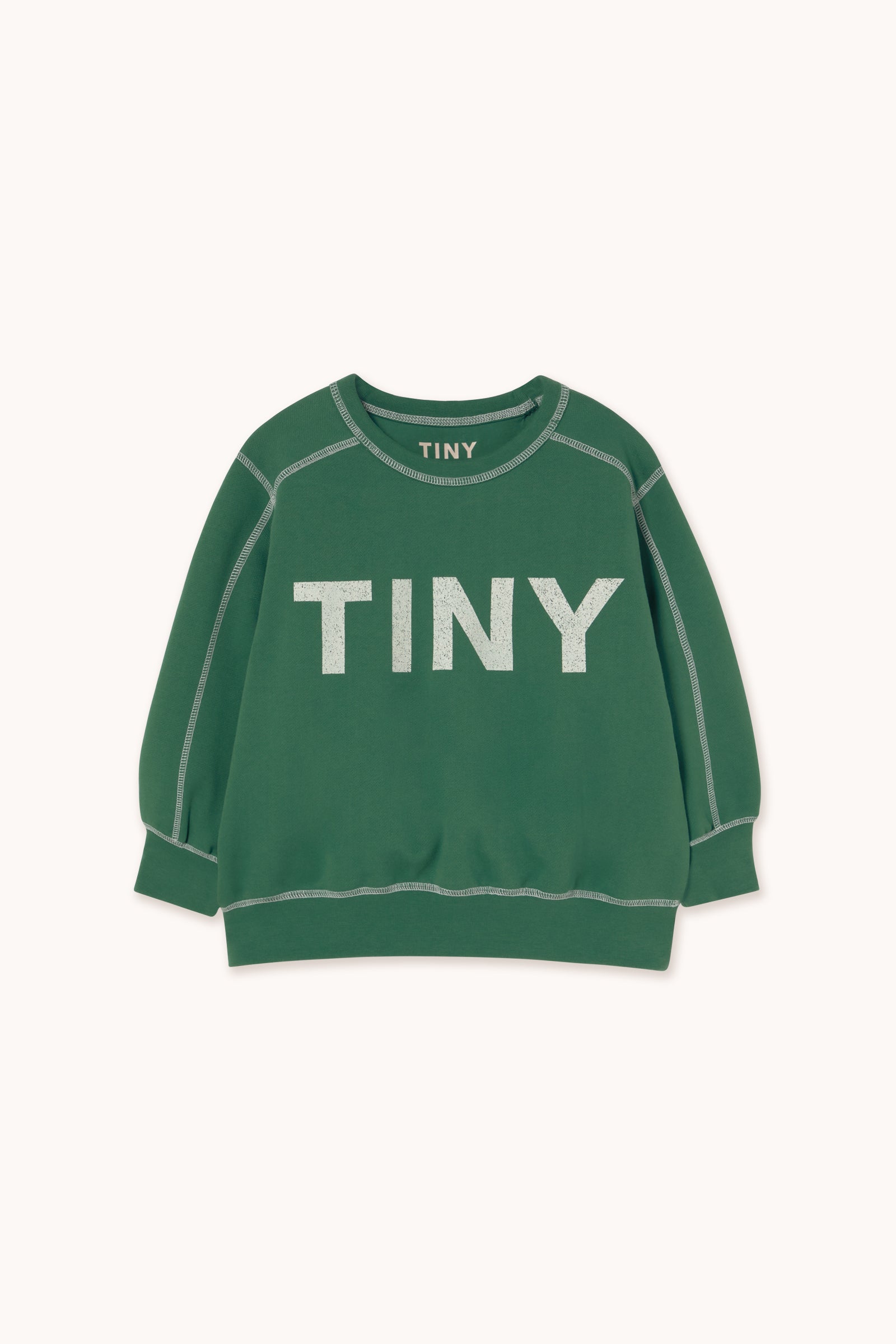 CONTRAST SWEATSHIRT dark green