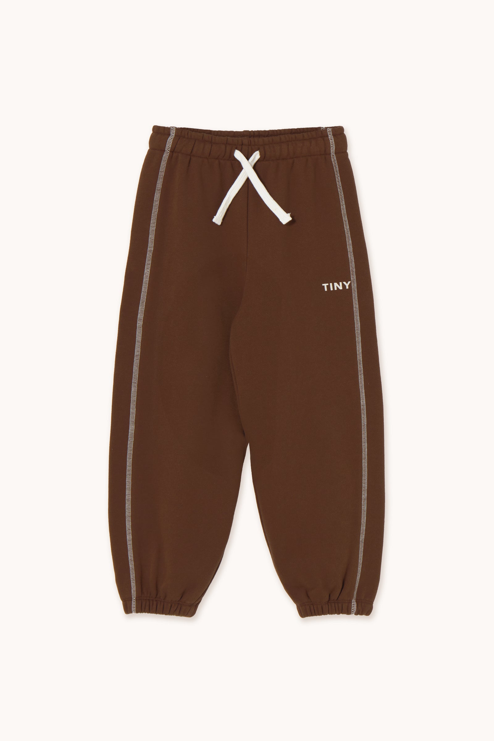 CONTRAST SWEATPANT dark brown