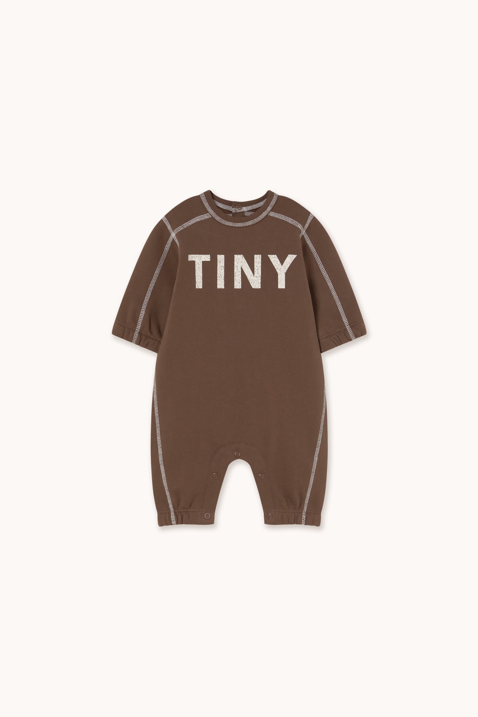 CONTRAST ONE-PIECE dark brown