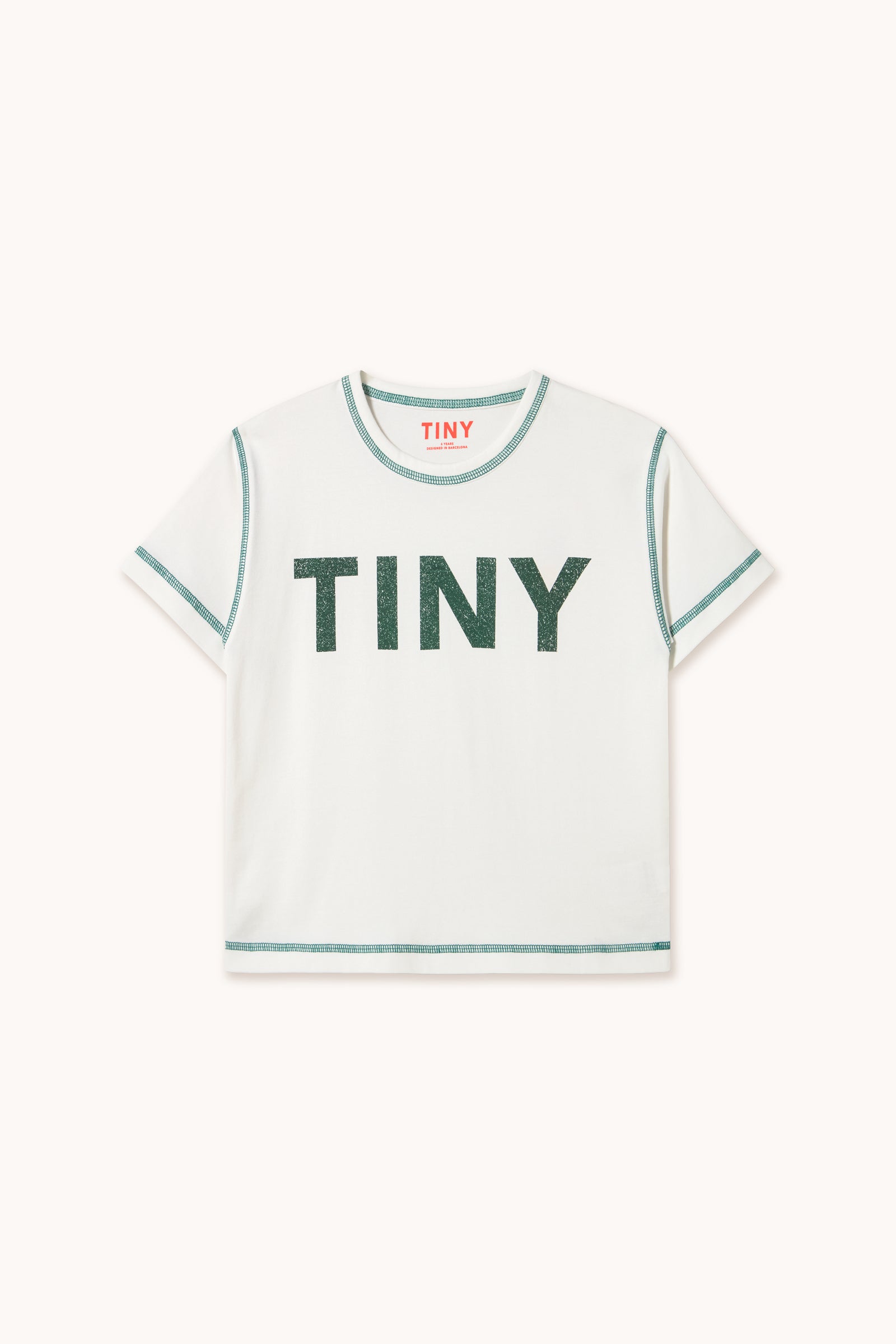 CONTRAST TEE off-white