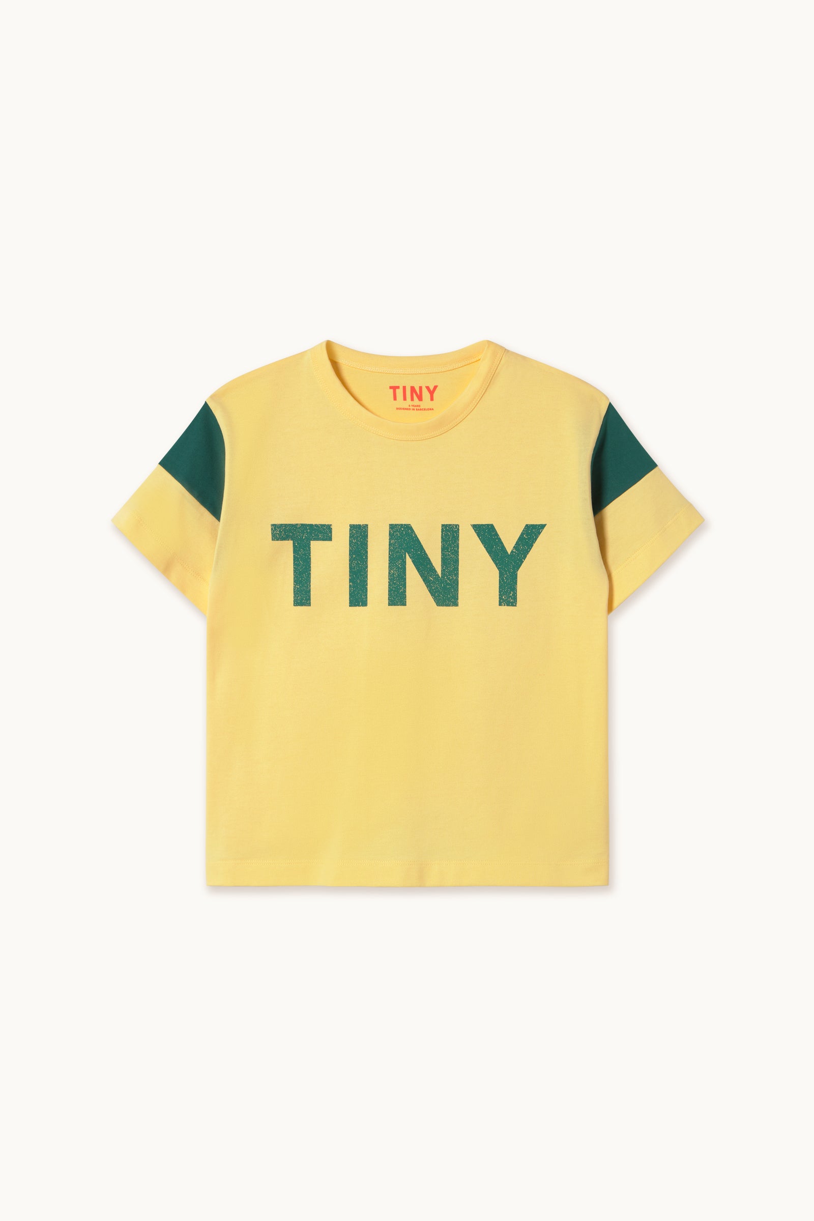 TINY COLOR BLOCK TEE mellow yellow