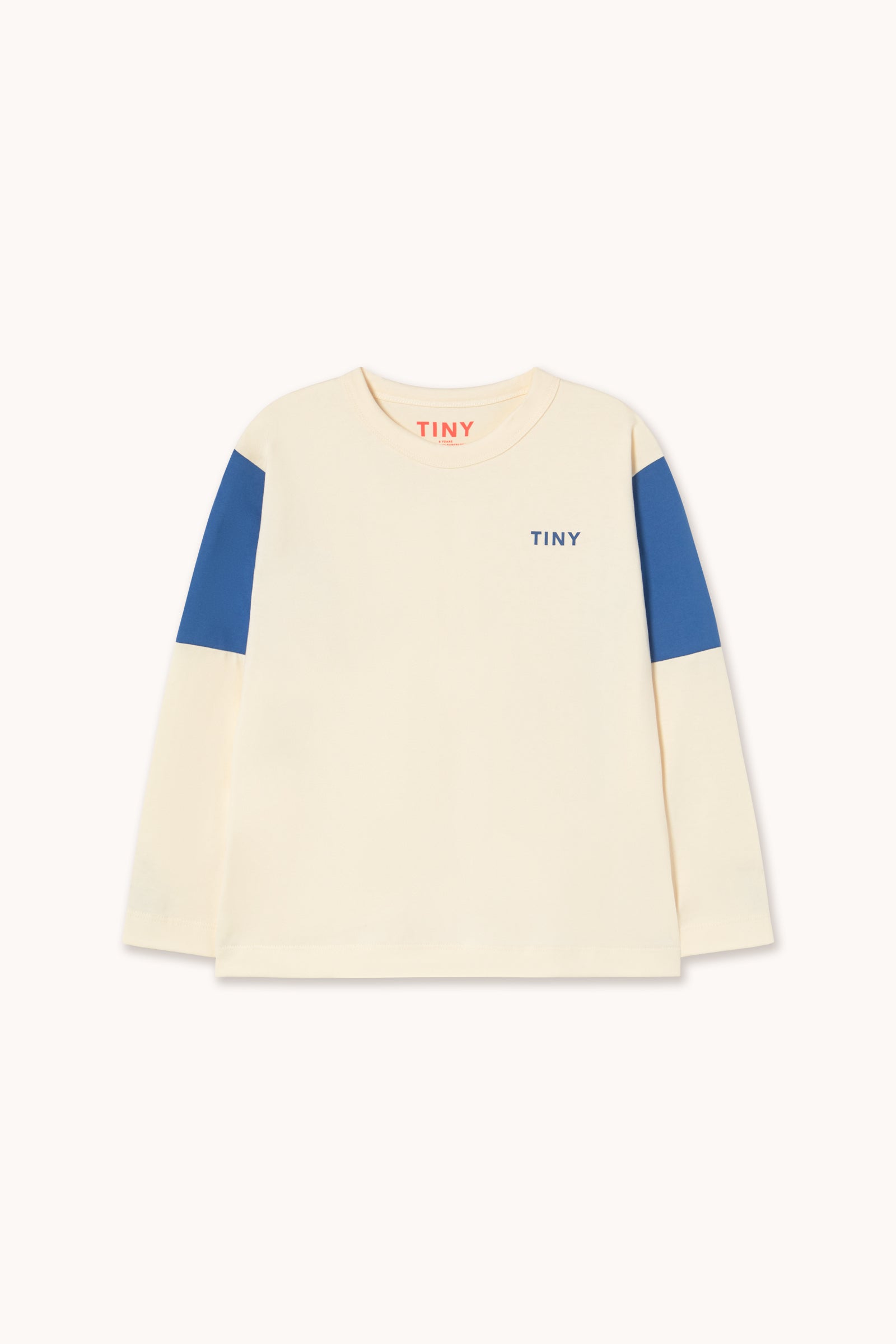 COLOR BLOCK TEE light cream