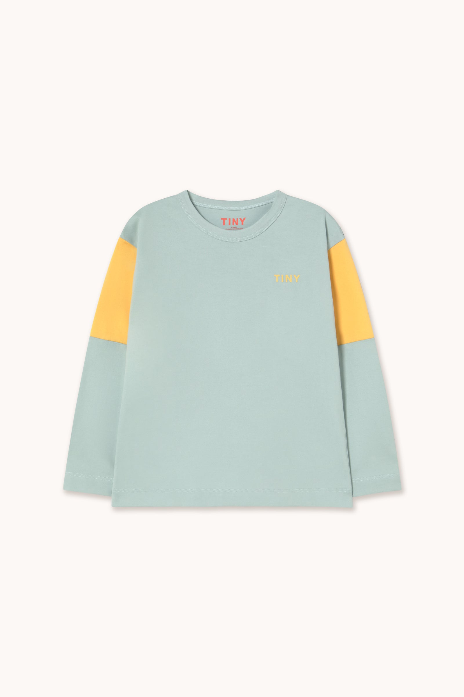 COLOR BLOCK TEE warm grey