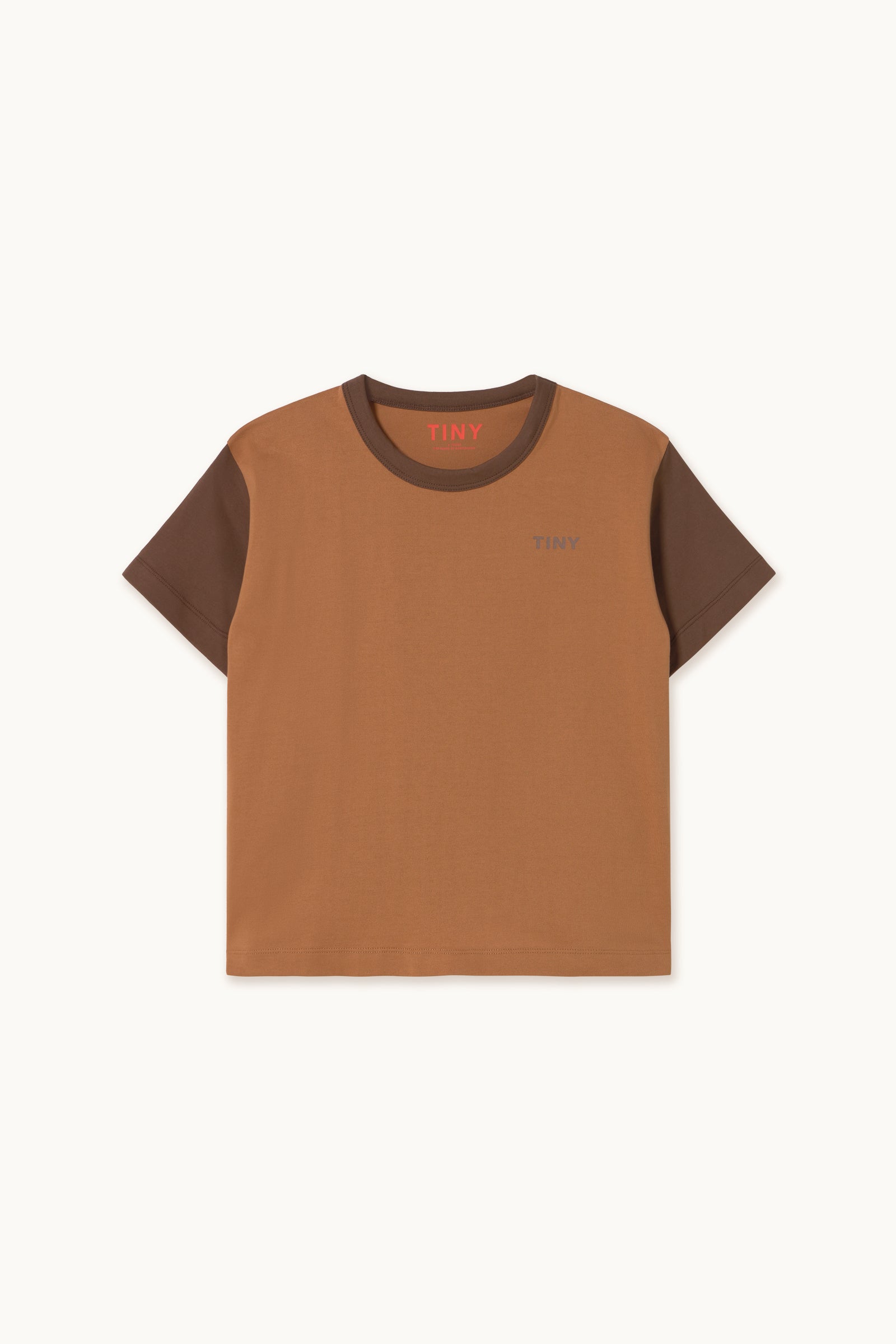 CAMISETA COLOR BLOCK LOGO light brown