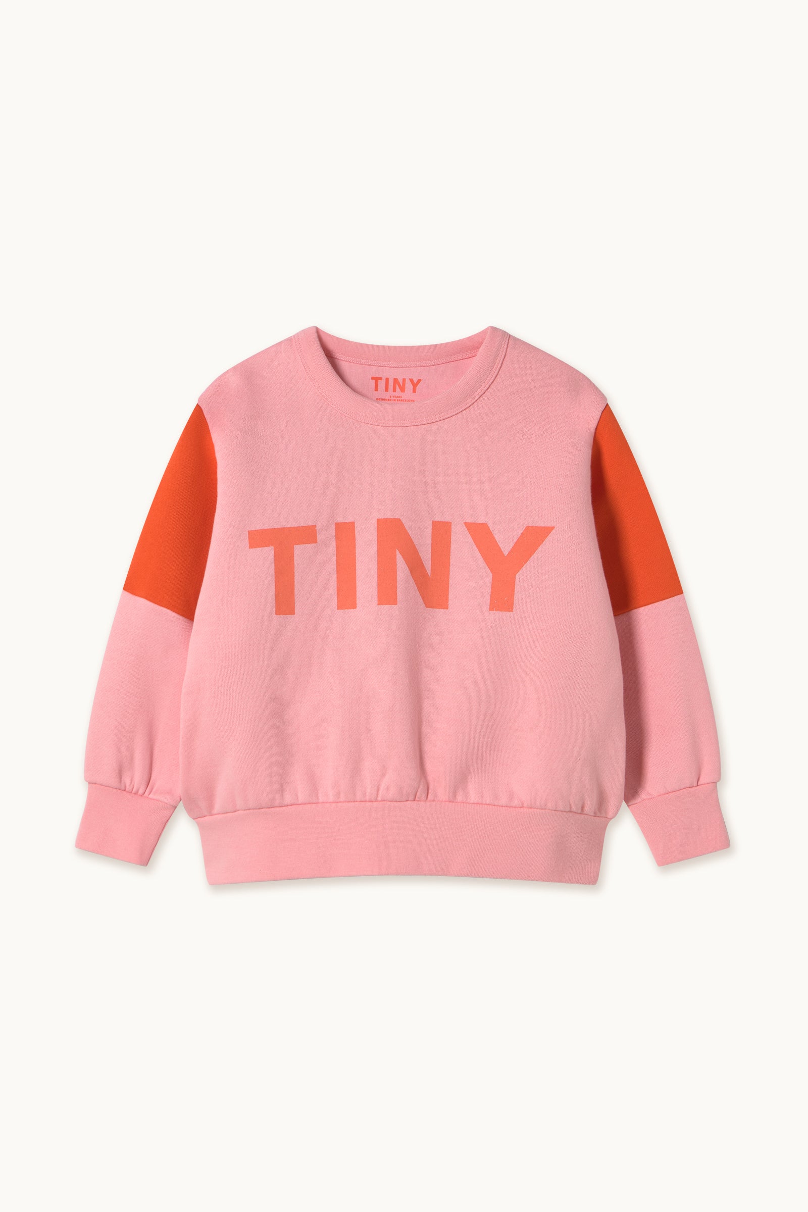 TINY COLOR BLOCK SWEATSHIRT pink