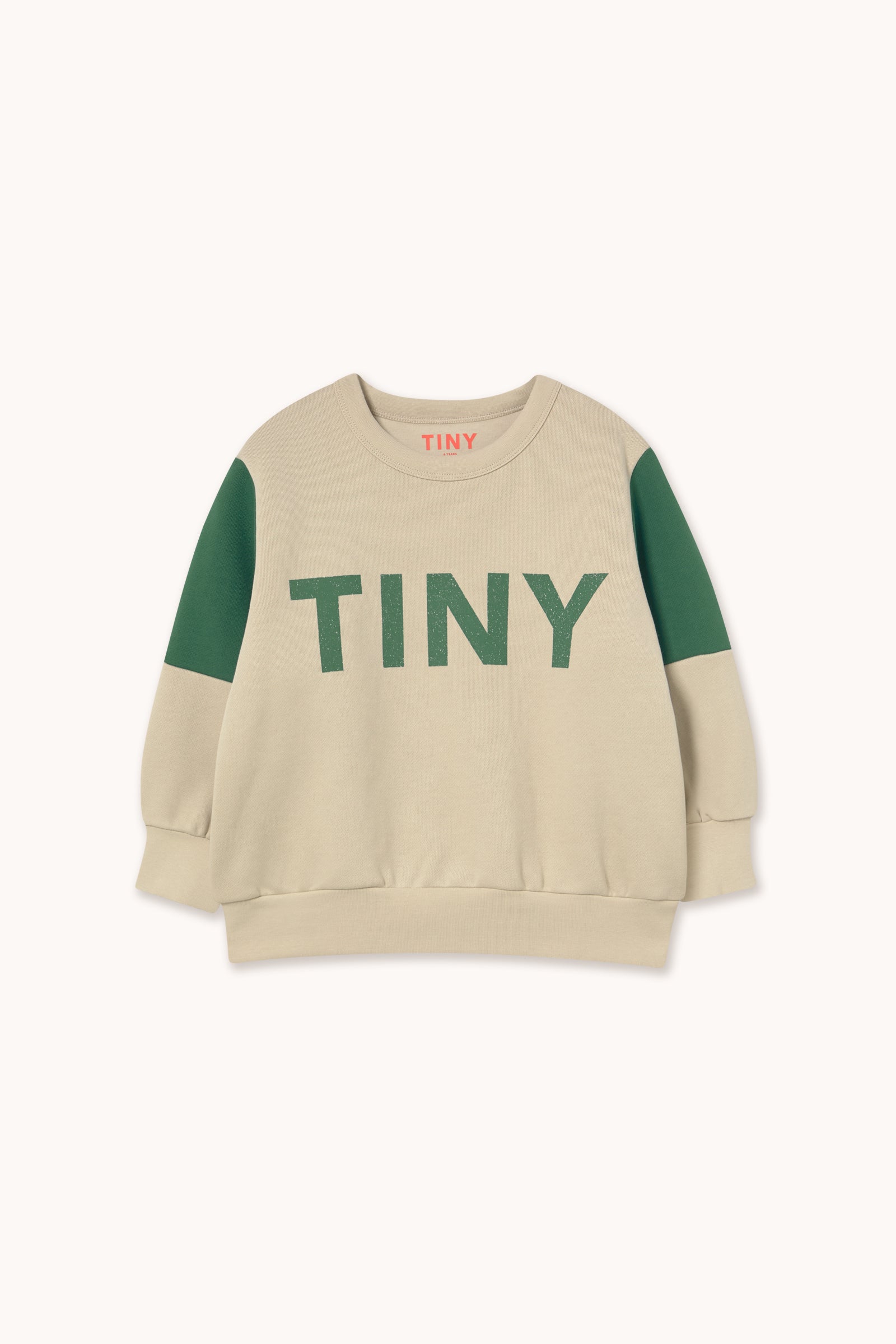 TINY COLOR BLOCK SWEATSHIRT dark vanilla