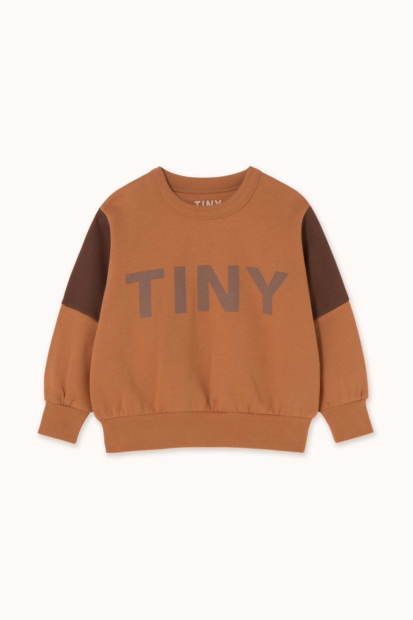TINY COLOR BLOCK SWEATSHIRT light brown