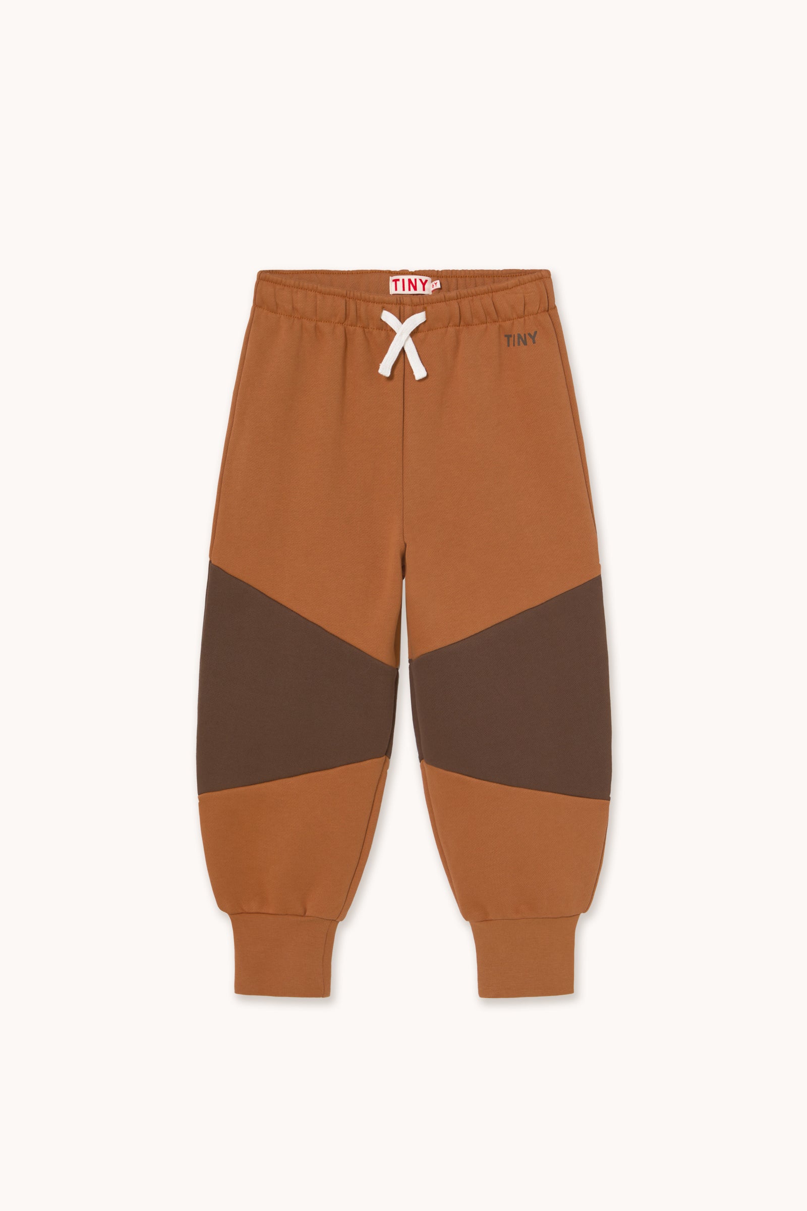 TINY COLOR BLOCK SWEATPANT light brown