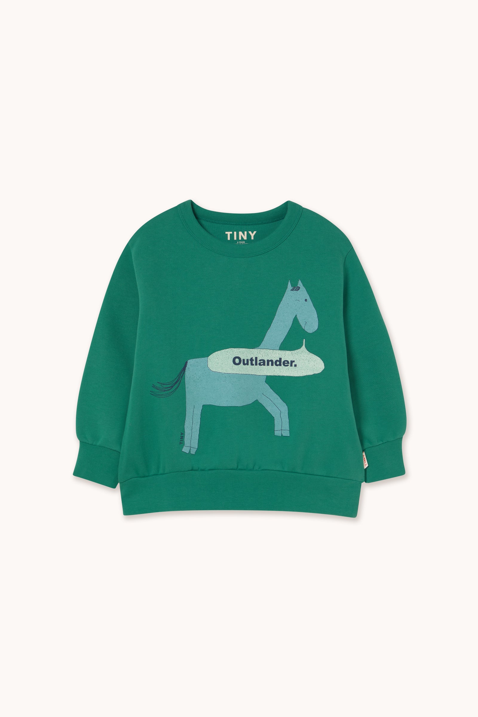 HORSE GRAPHIC SWEATSHIRT dark emerald