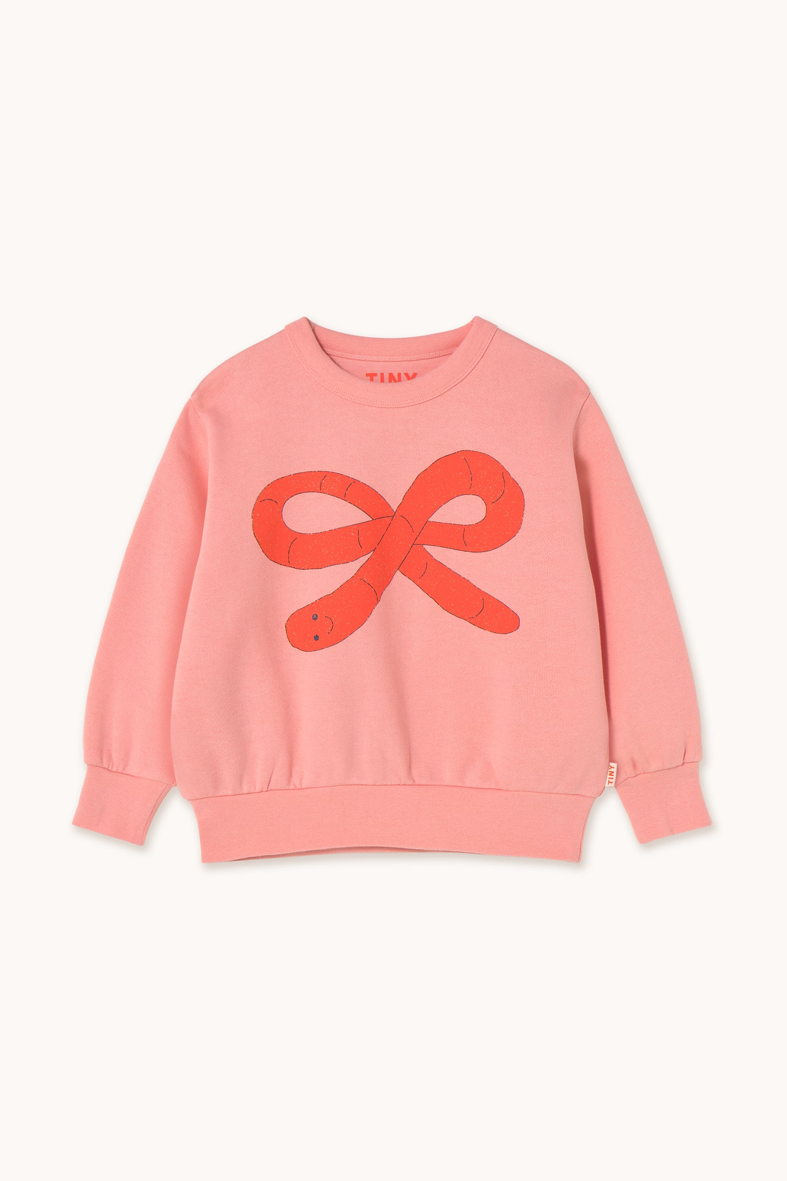 WORM GRAPHIC SWEATSHIRT pink