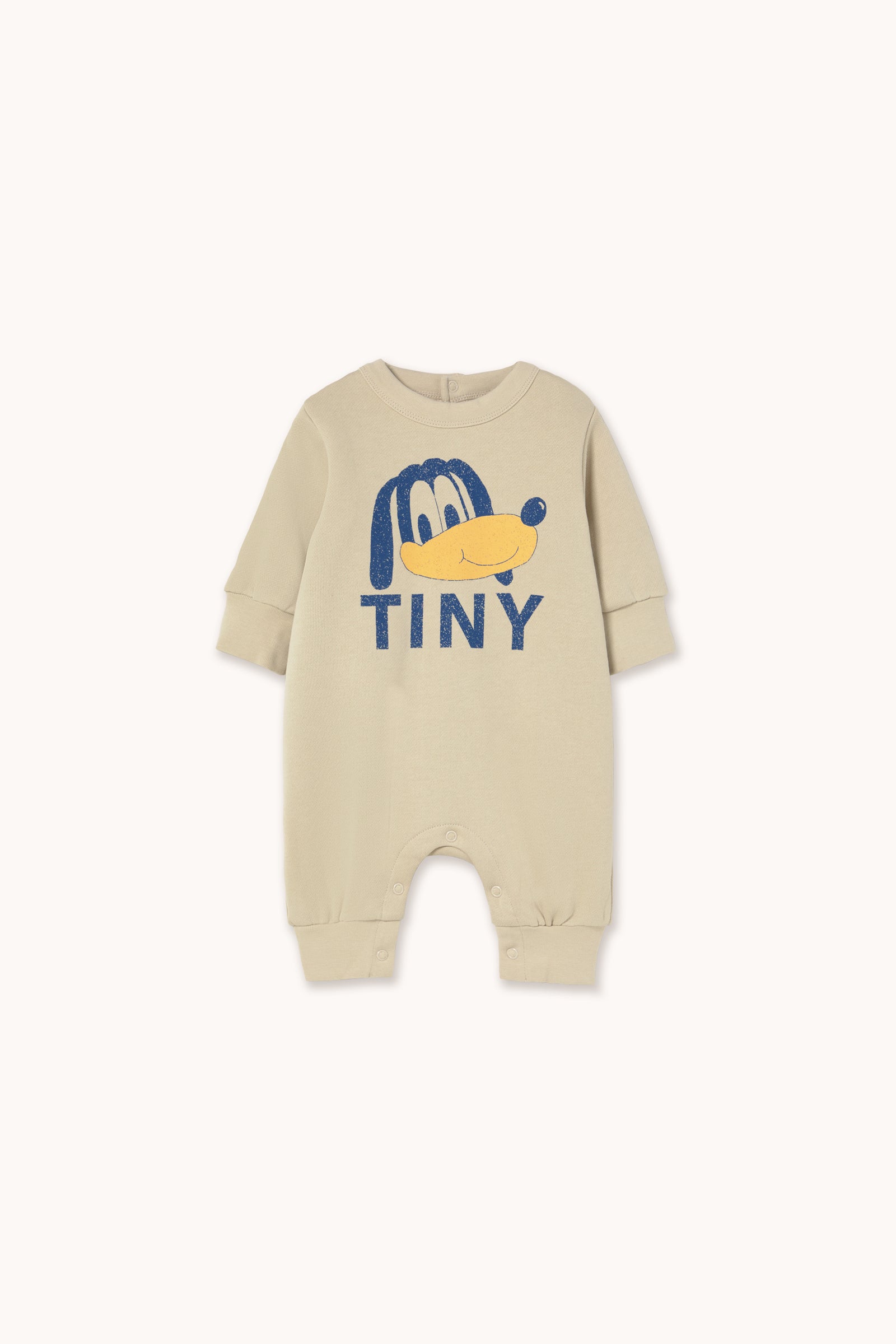TINY DOG GRAPHIC ONE-PIECE dark vanilla