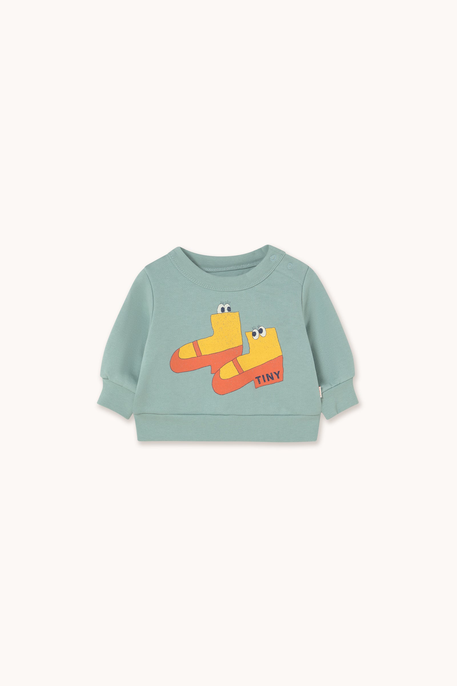 WALK GRAPHIC BABY SWEATSHIRT sage