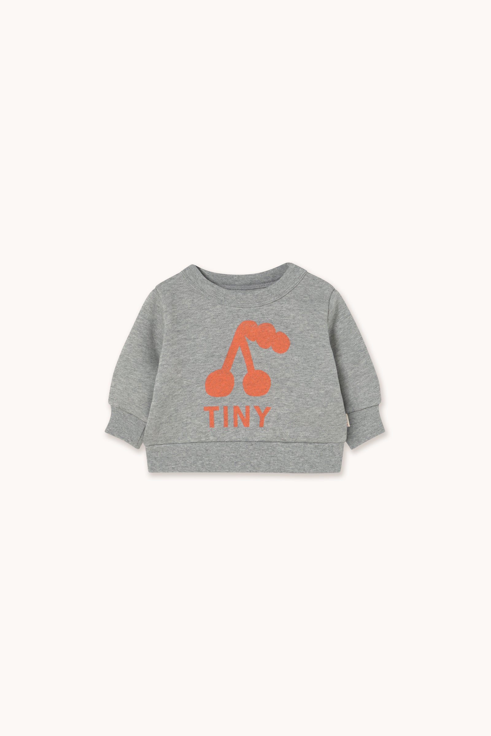 CHERRY GRAPHIC BABY SWEATSHIRT medium grey heather
