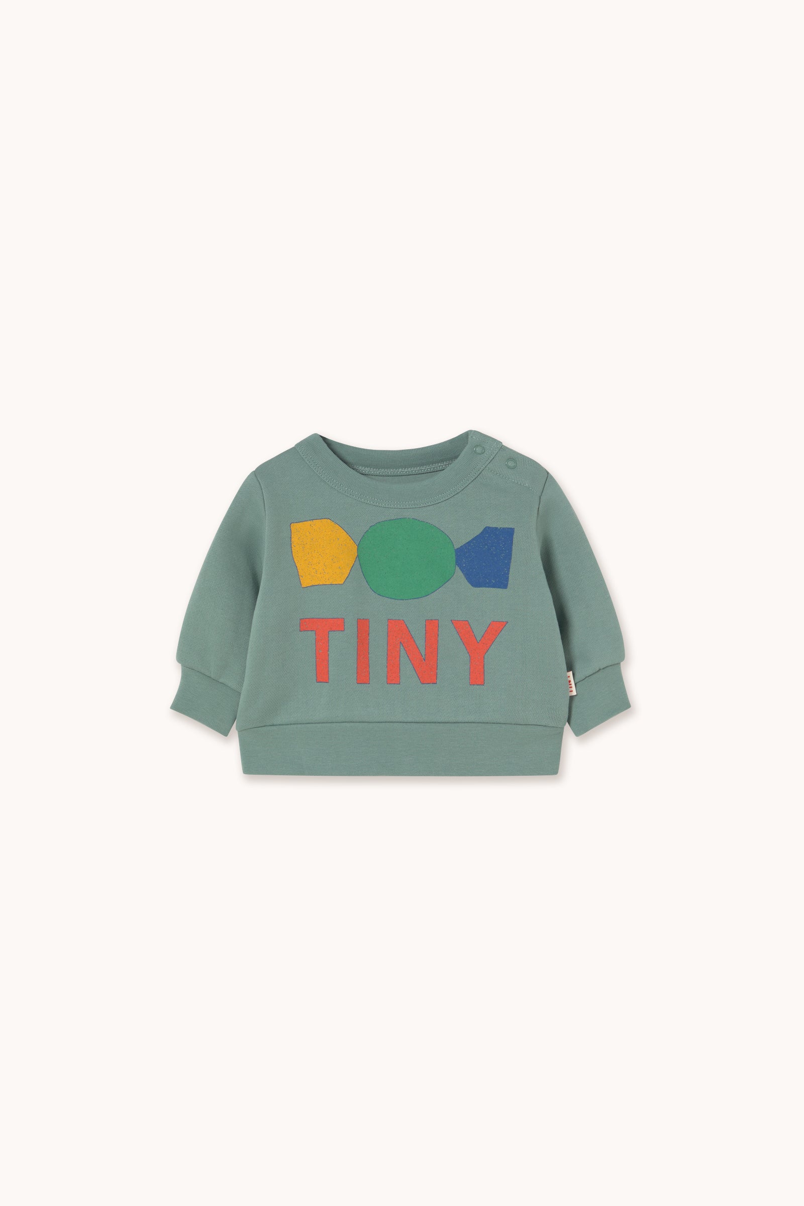 CANDY GRAPHIC BABY SWEATSHIRT teal
