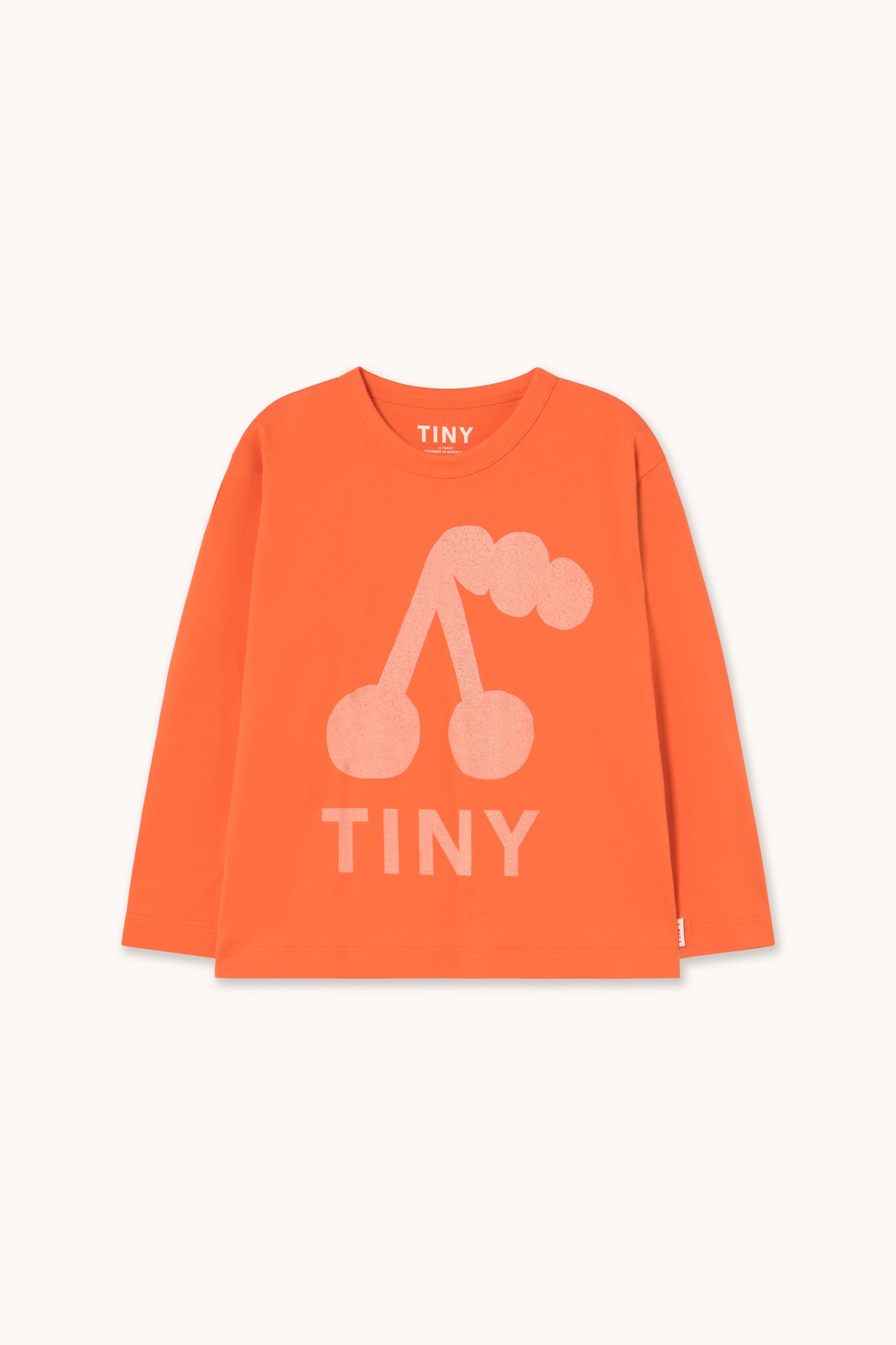 CHERRY GRAPHIC SLEEVE TEE summer red