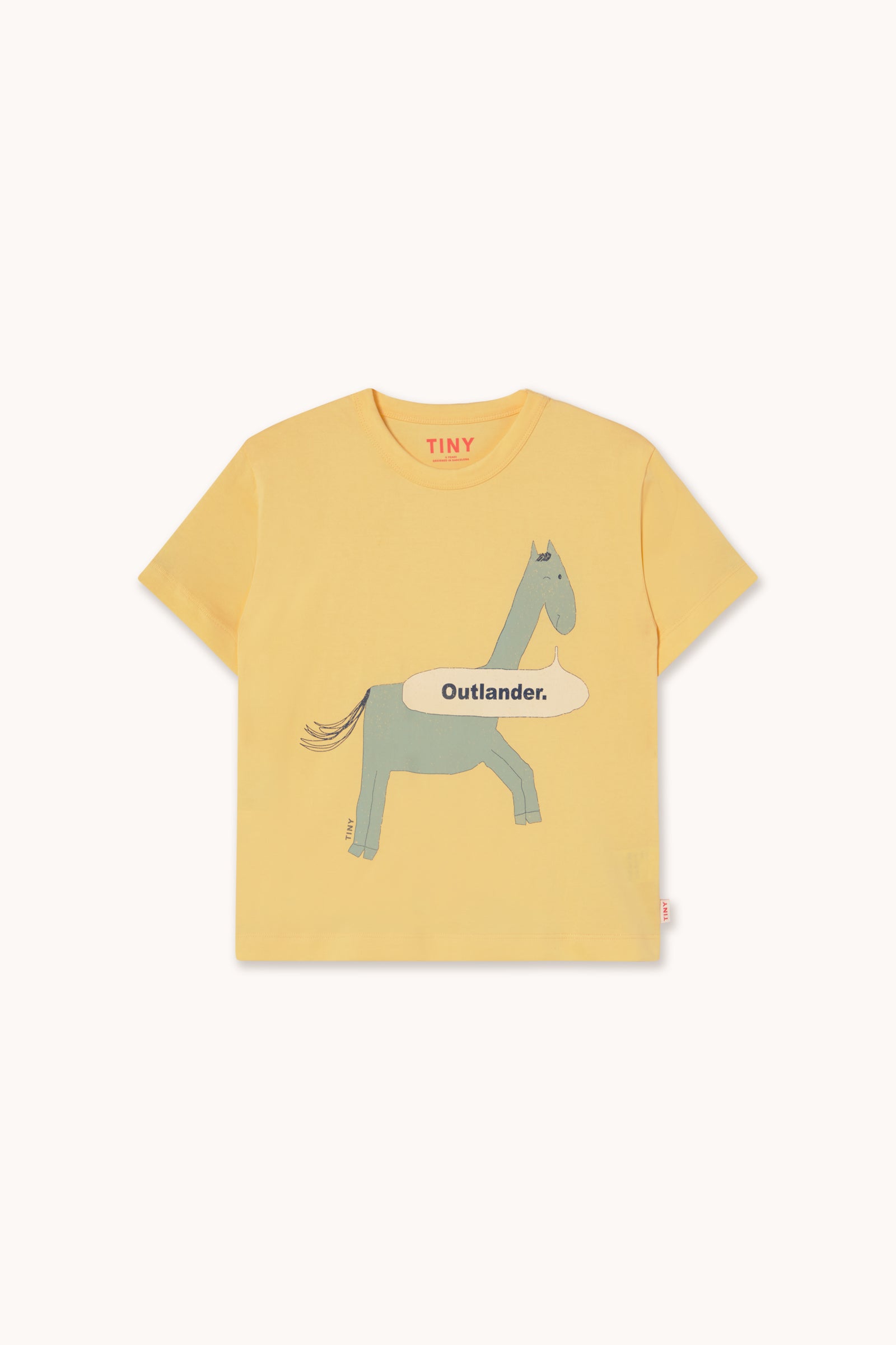 HORSE GRAPHIC TEE mellow yellow