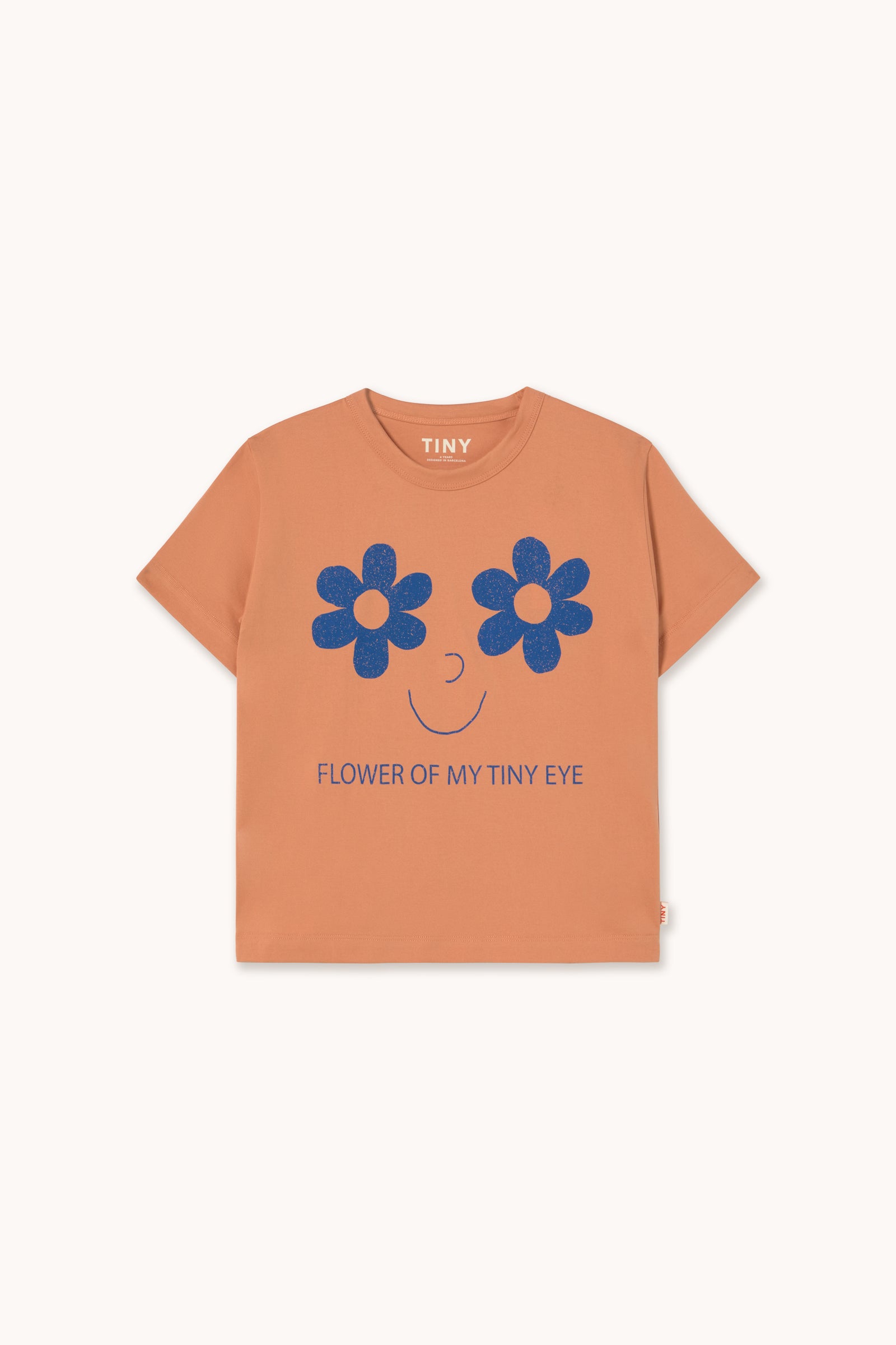FLOWERS EYES GRAPHIC TEE light rust