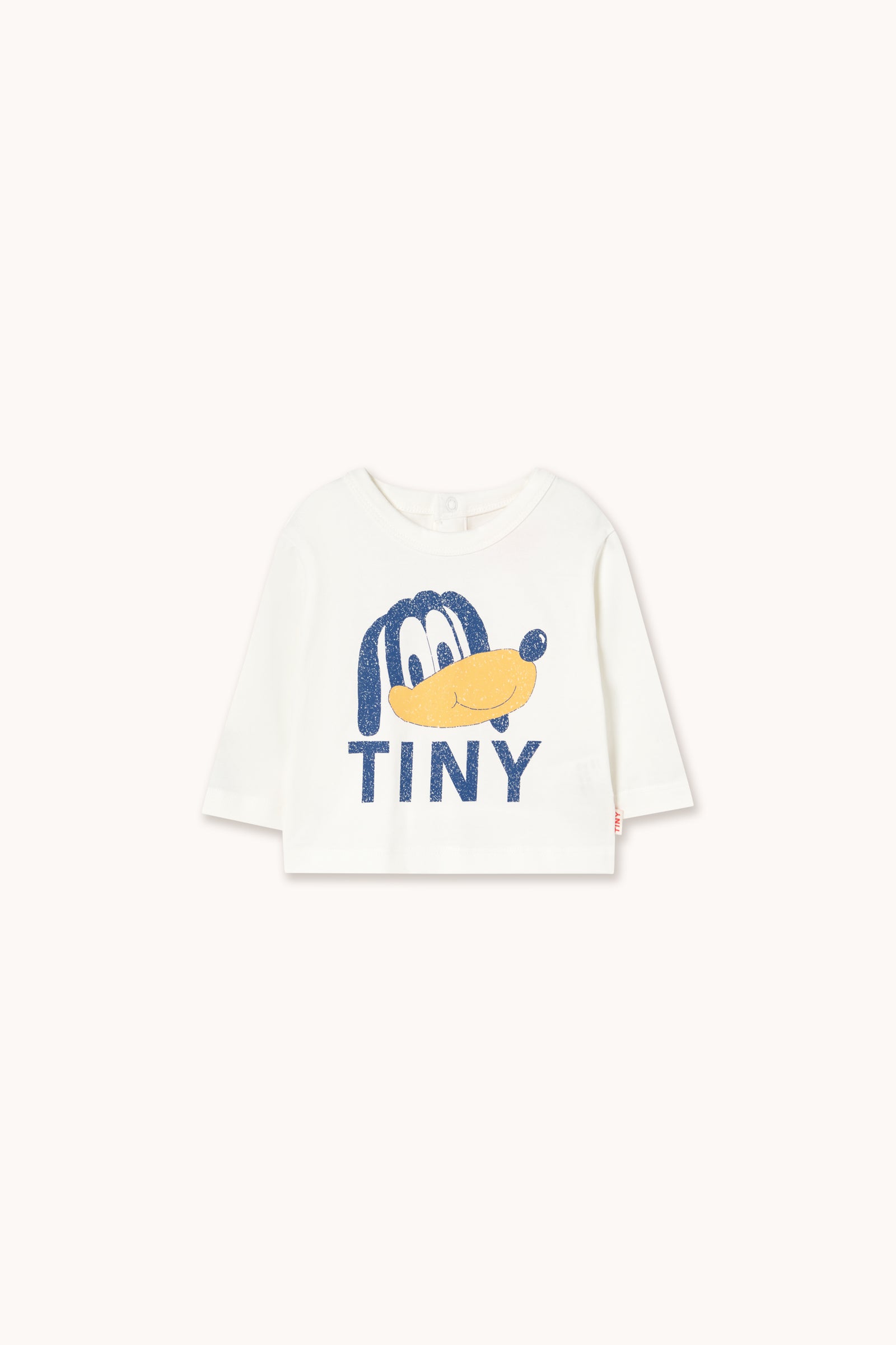 TINY DOG GRAPHIC BABY TEE off-white