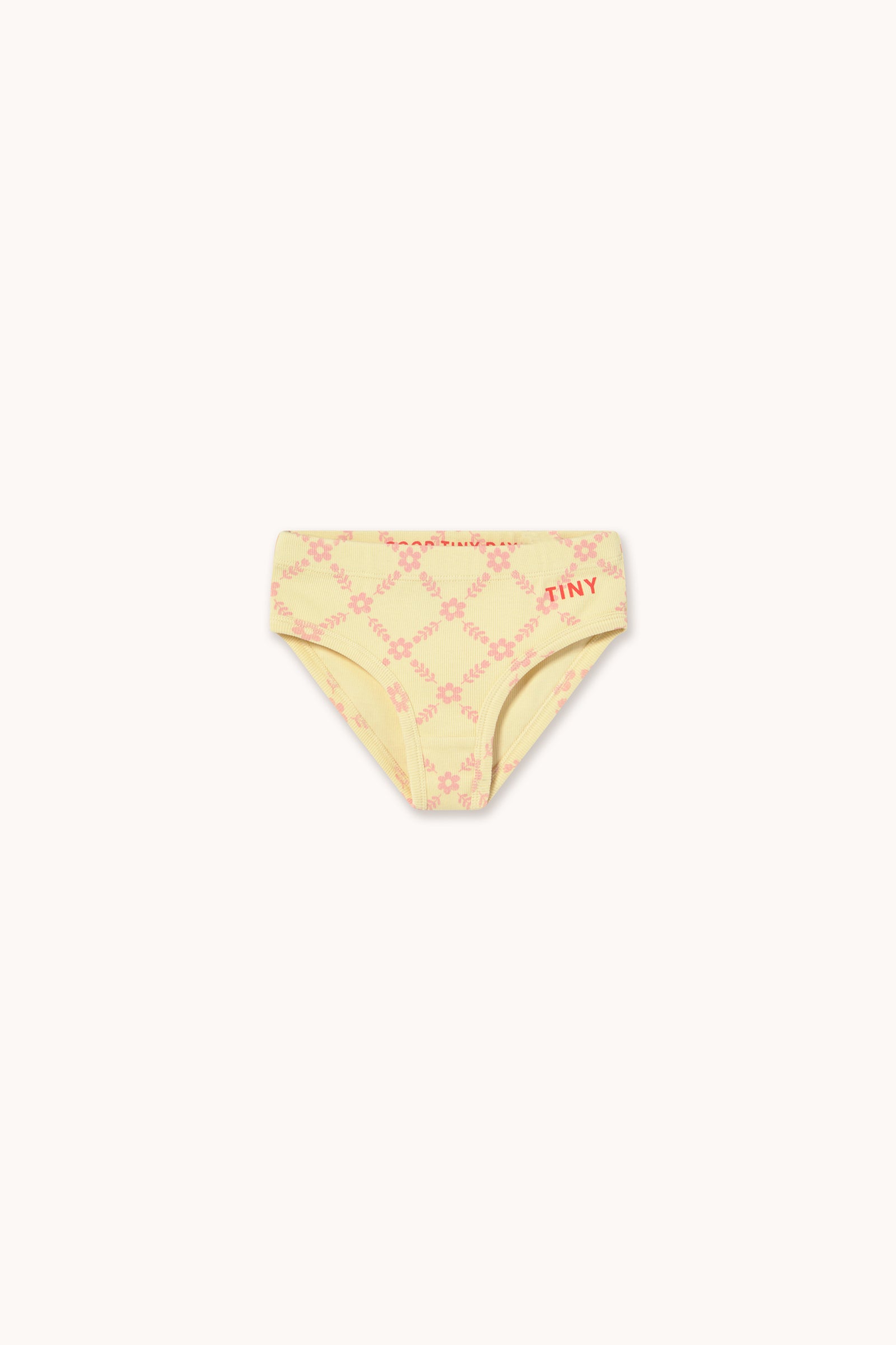 FLOWER GRID BRIEFS dusty yellow