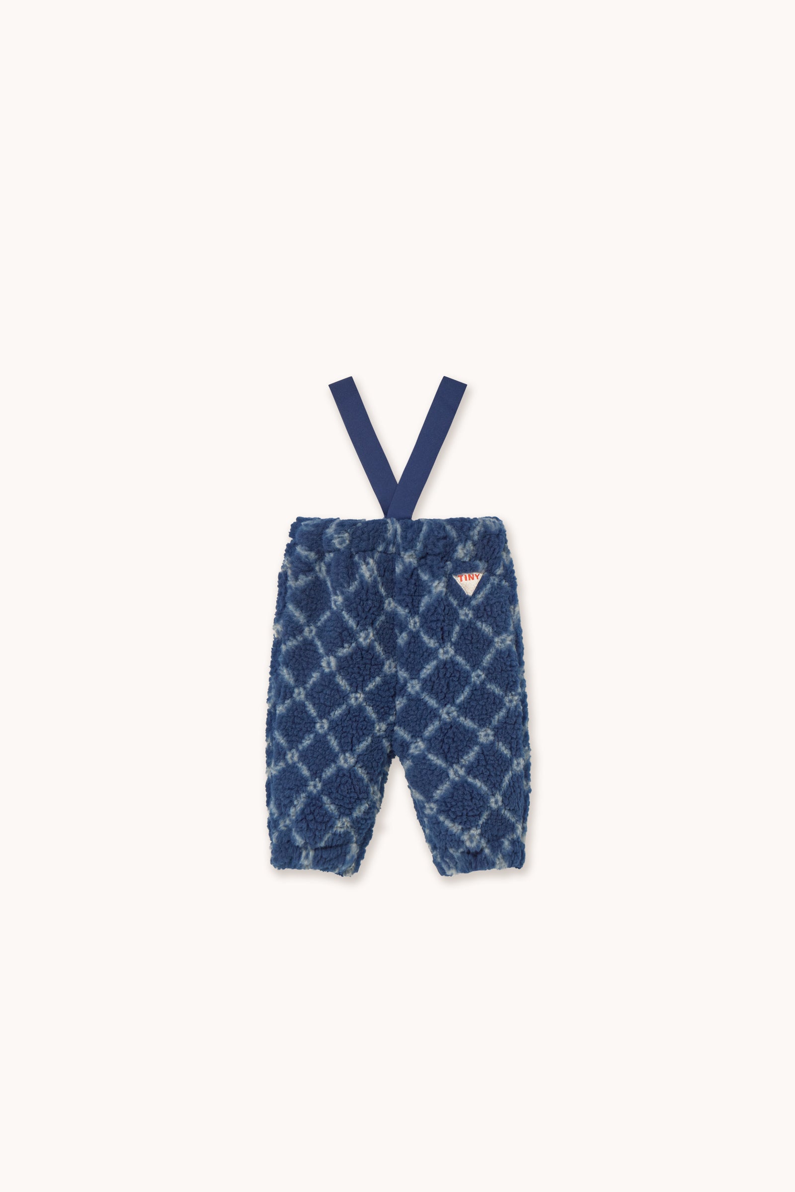 FLOWER GRID BABY SHERPA PANT light navy