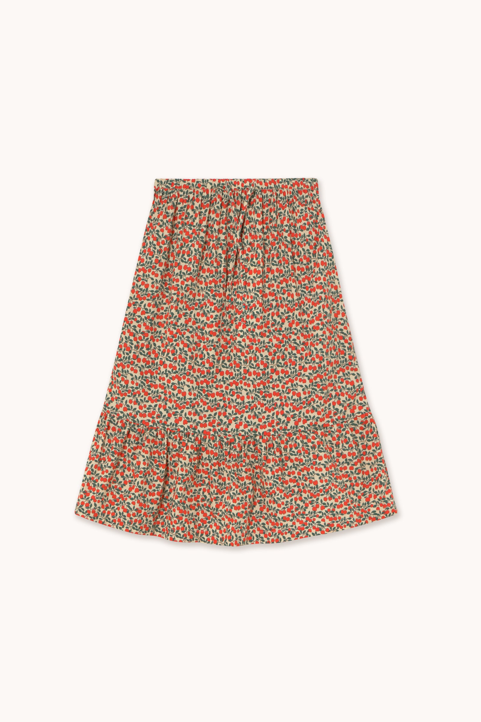MINI APPLES LONG SKIRT dark vanilla