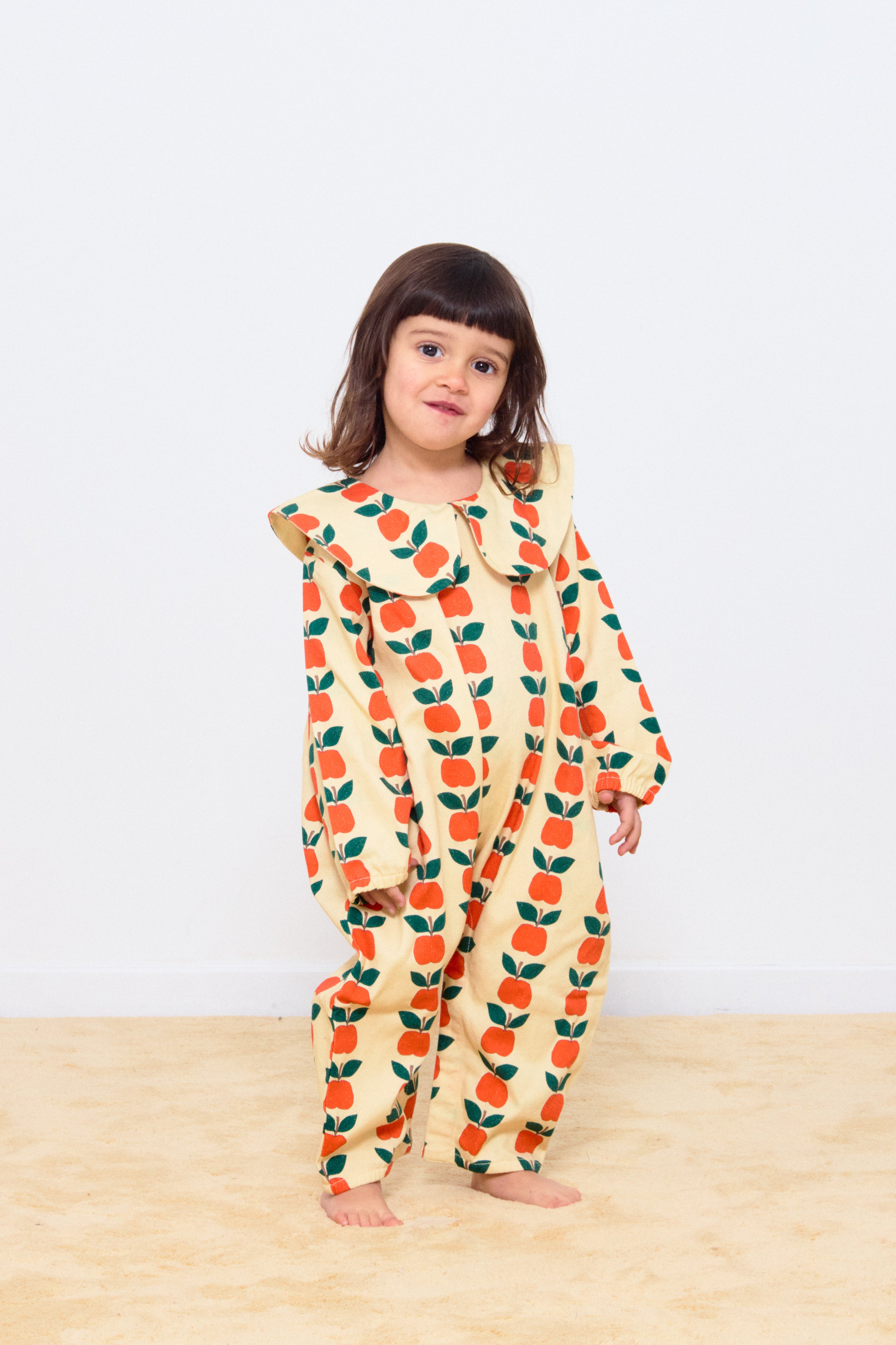 APPLES ONE-PIECE dusty yellow