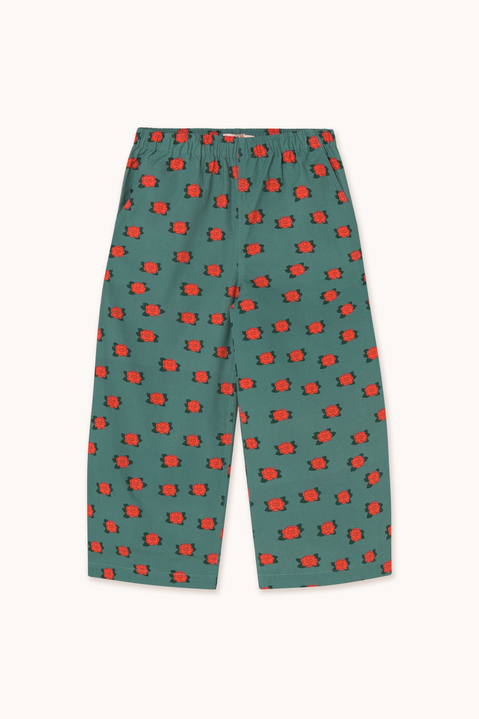 CAMELIAS WOVEN PANT teal