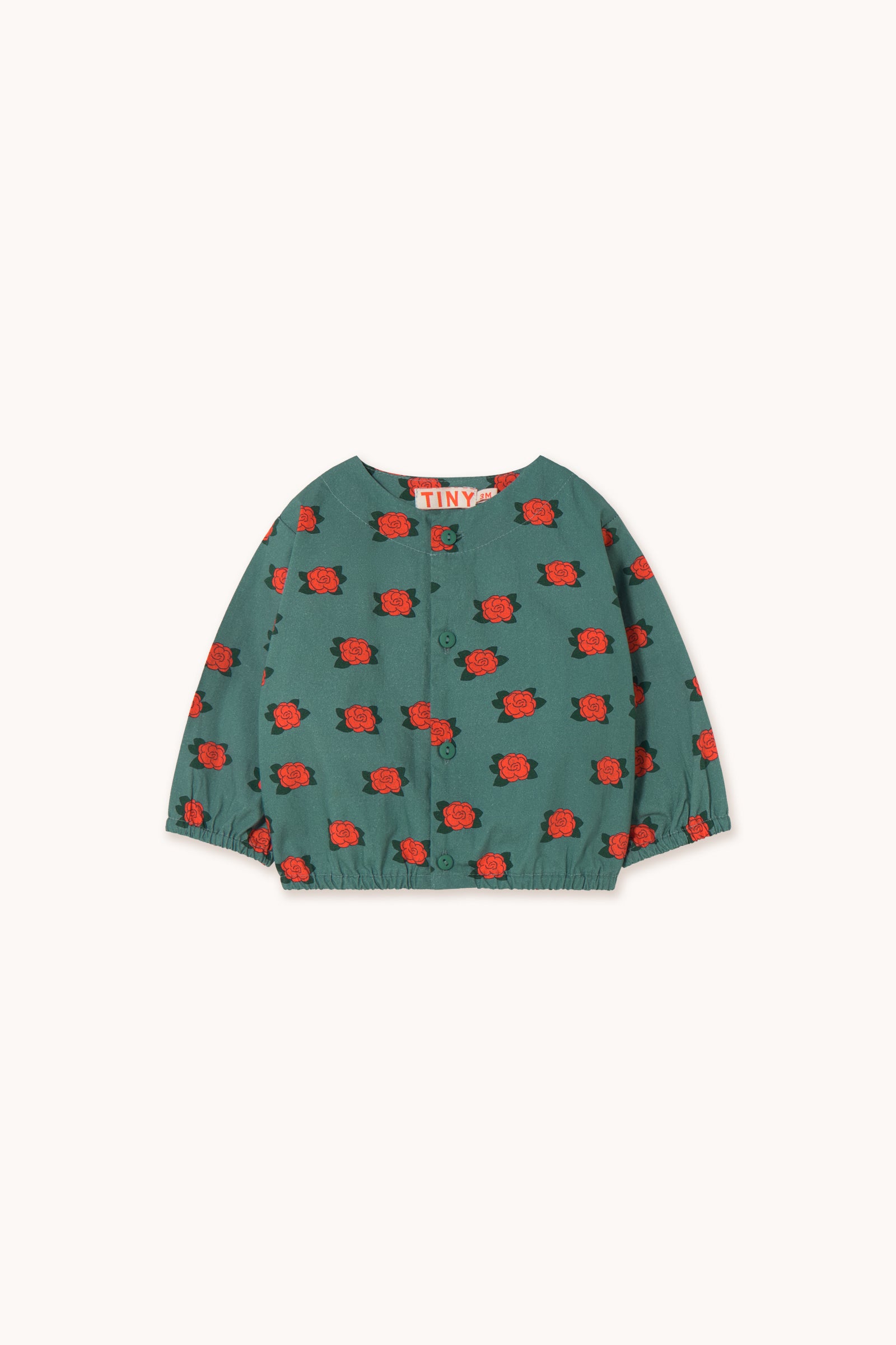 CAMELIAS BABY JACKET teal