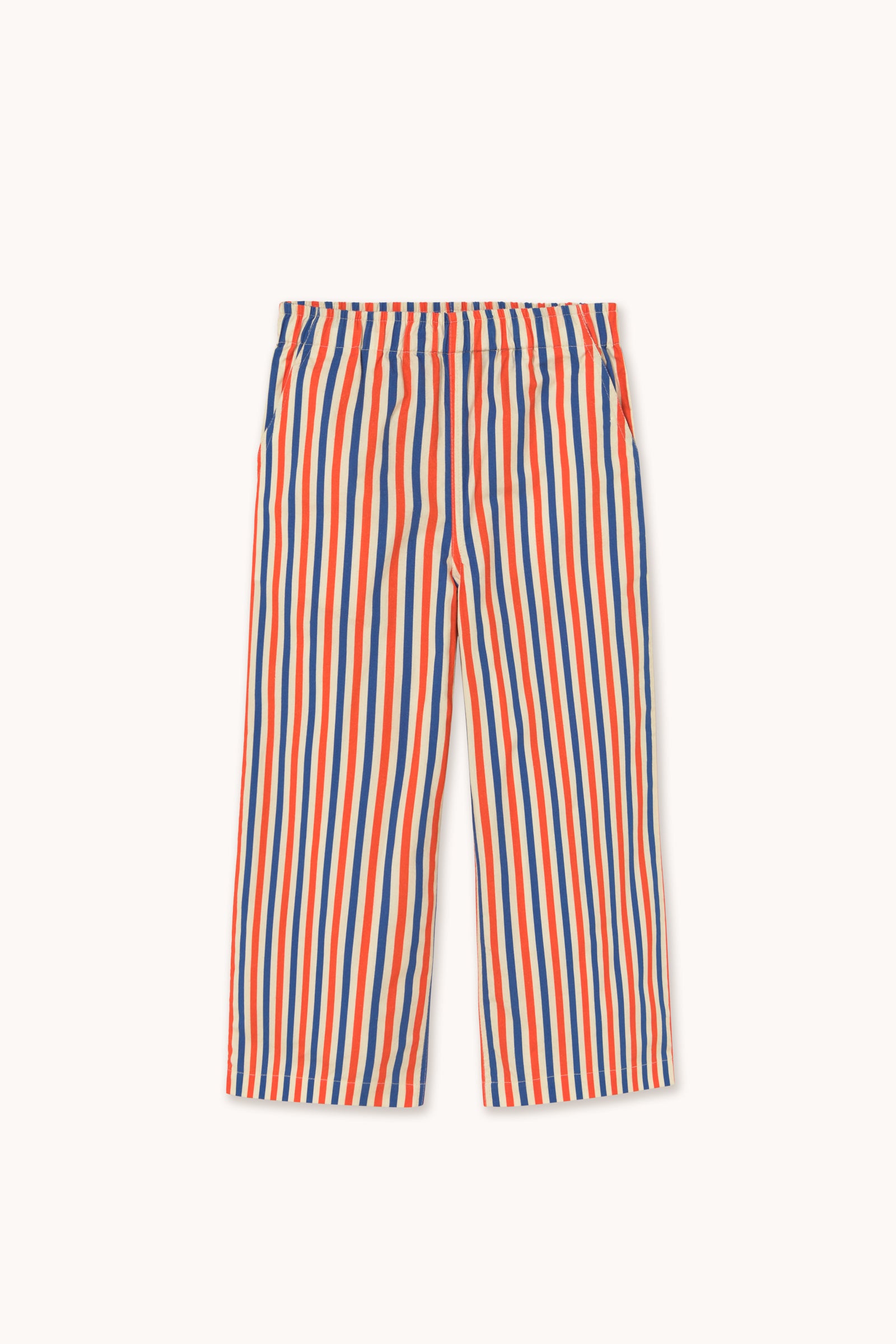 STRIPES WOVEN PANT summer red