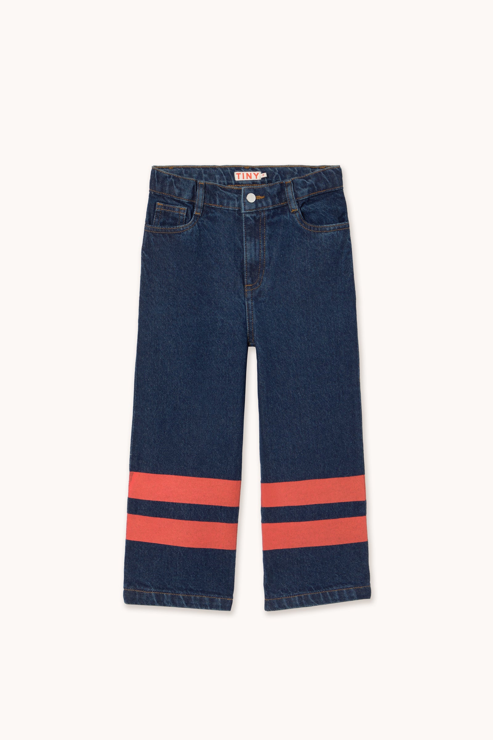 STRIPES JEANS dark blue denim
