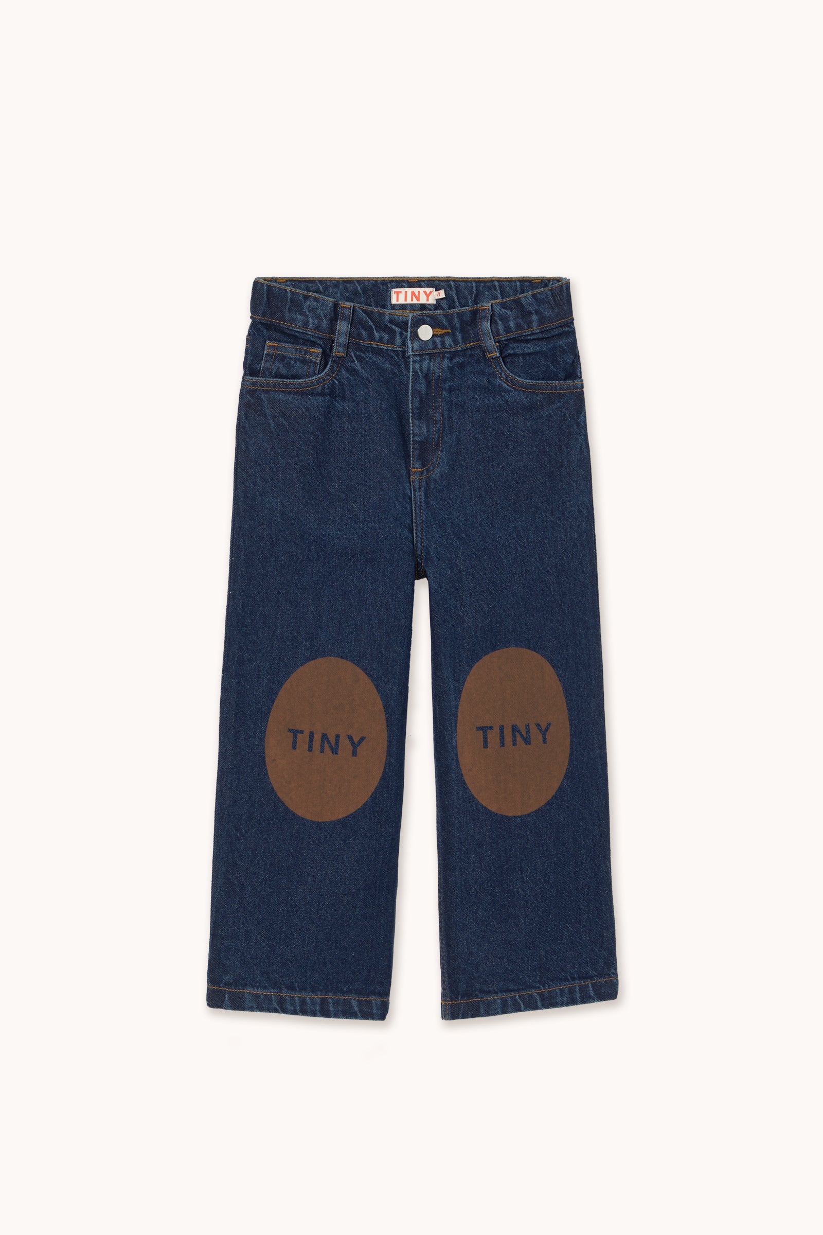 PRINTED JEANS dark blue denim