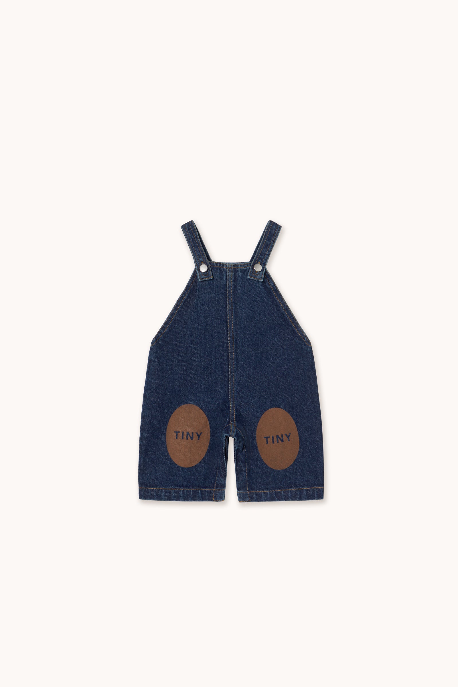 PRINTED DUNGAREE BABY dark blue denim
