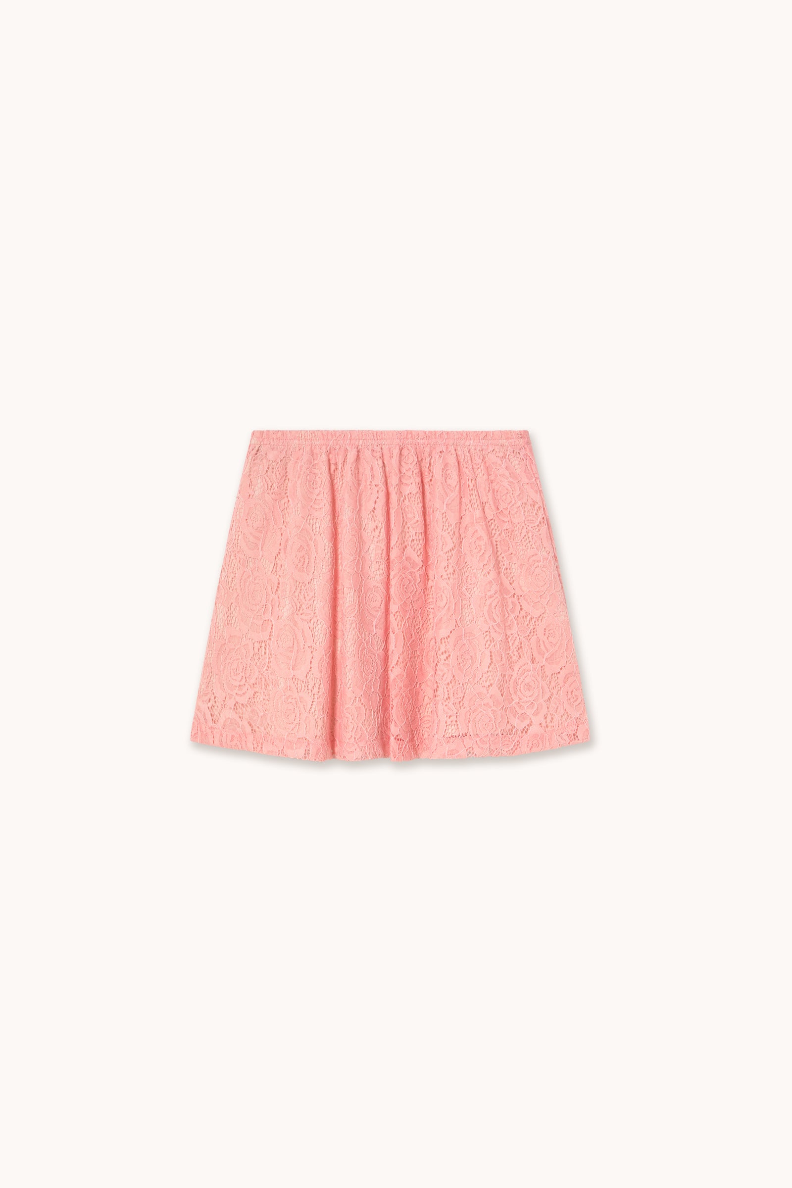 LACE FABRIC SKIRT pink