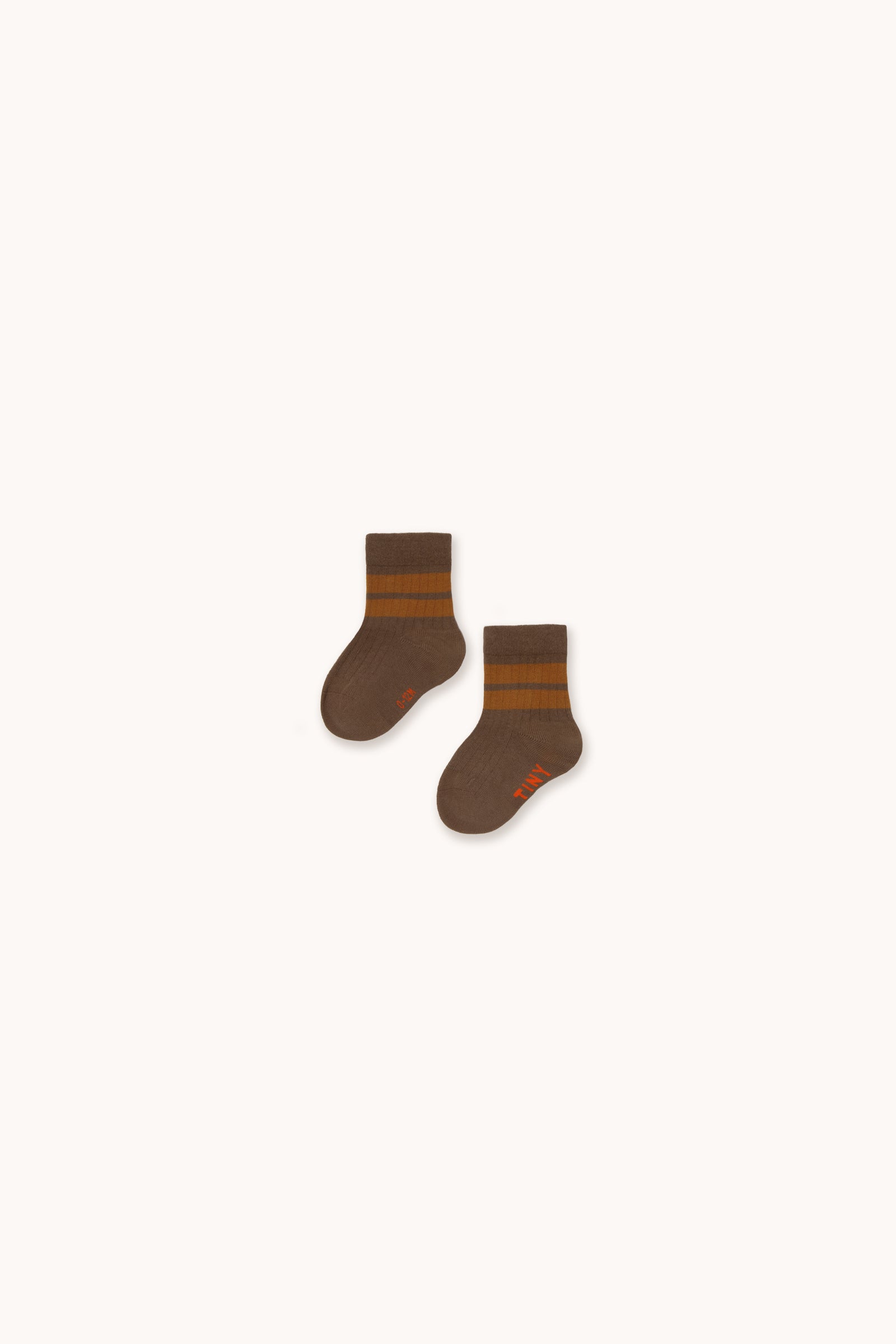 STRIPES MEDIUM SOCKS dark brown