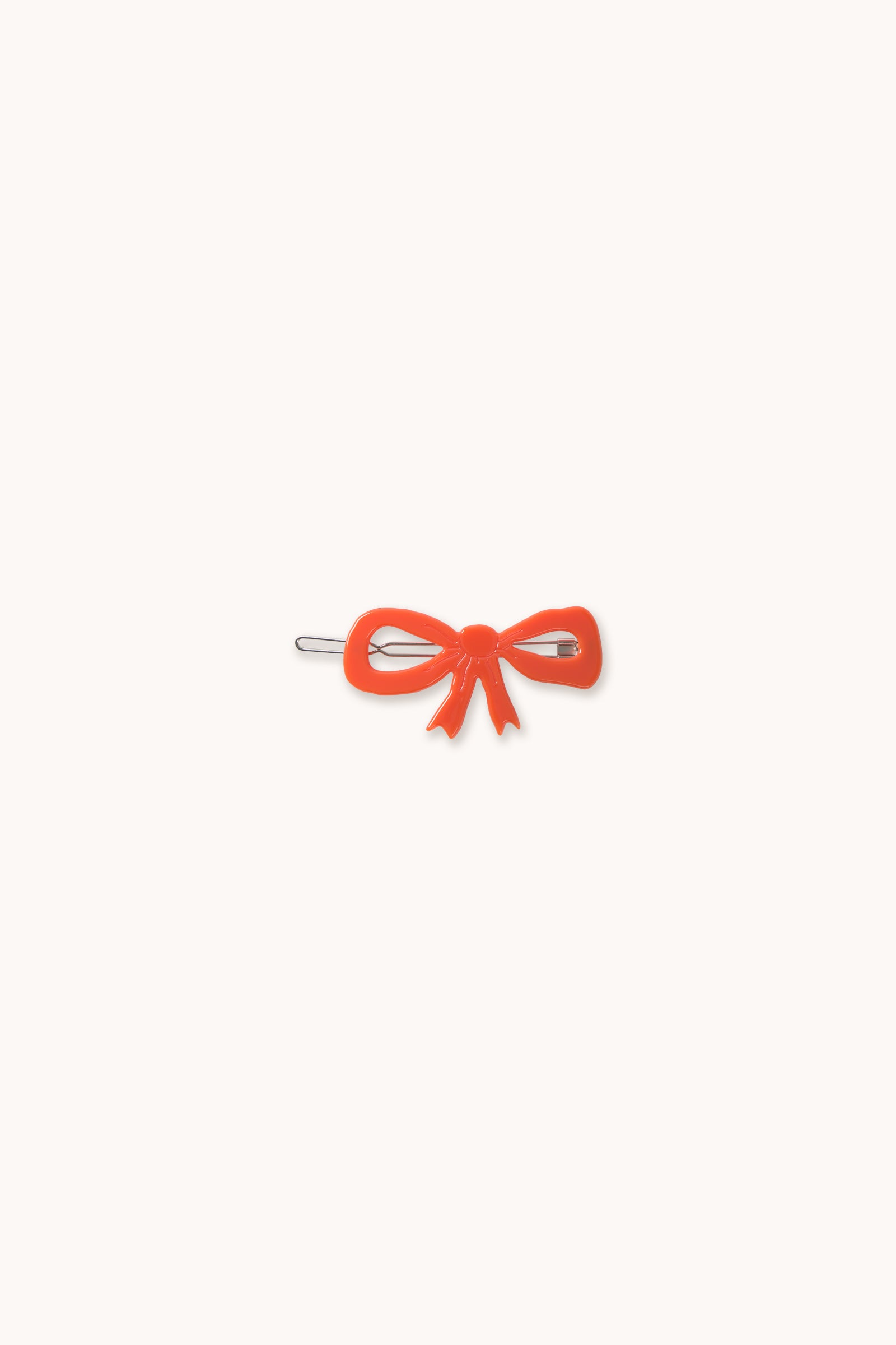 BOW BIG CLIP summer red